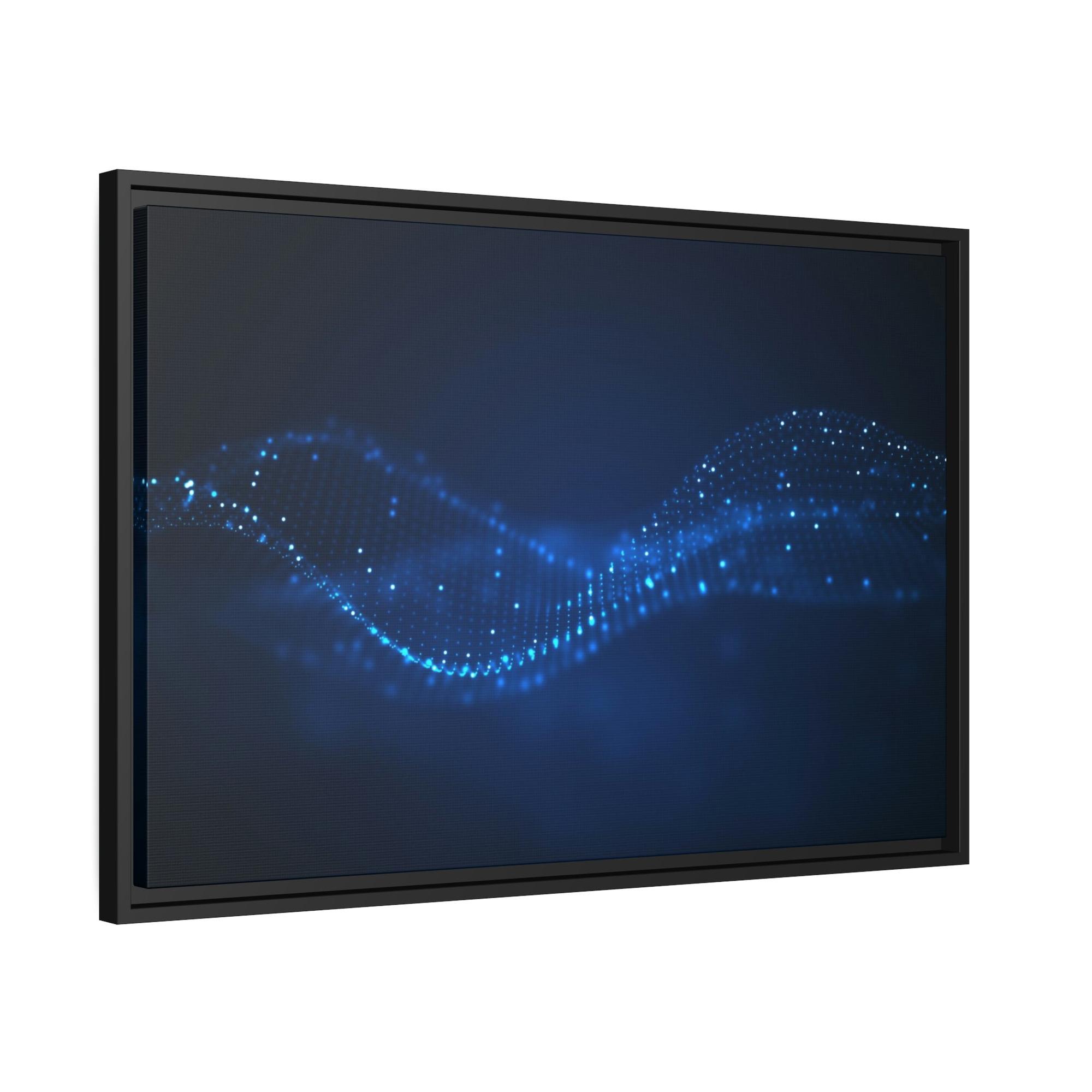 Abstract Digital Digital Dreams: Abstract Wall Art on Natural Canvas & Poster