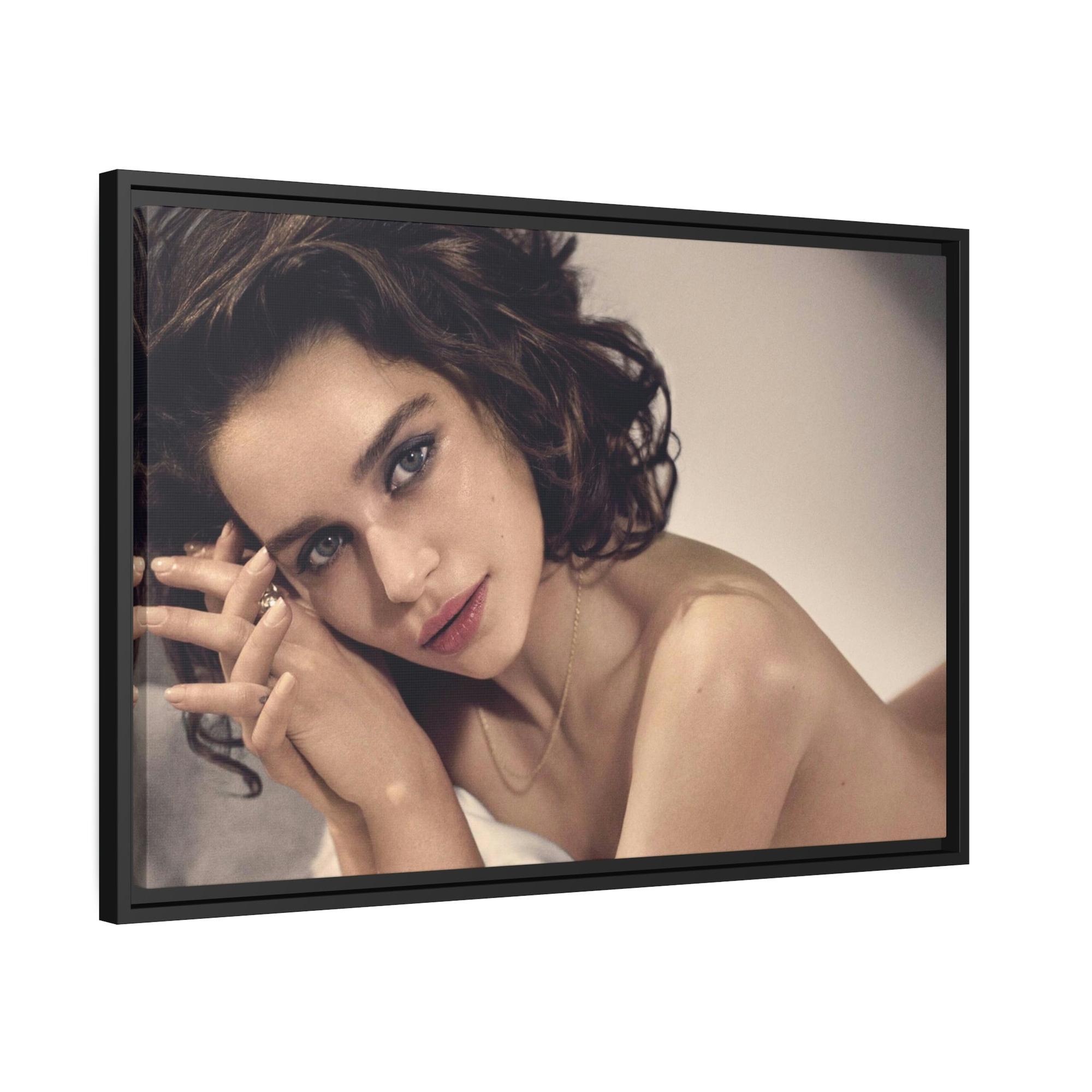 Celebrities Famous Faces: Art Prints of Celebritie on Natural Canvas