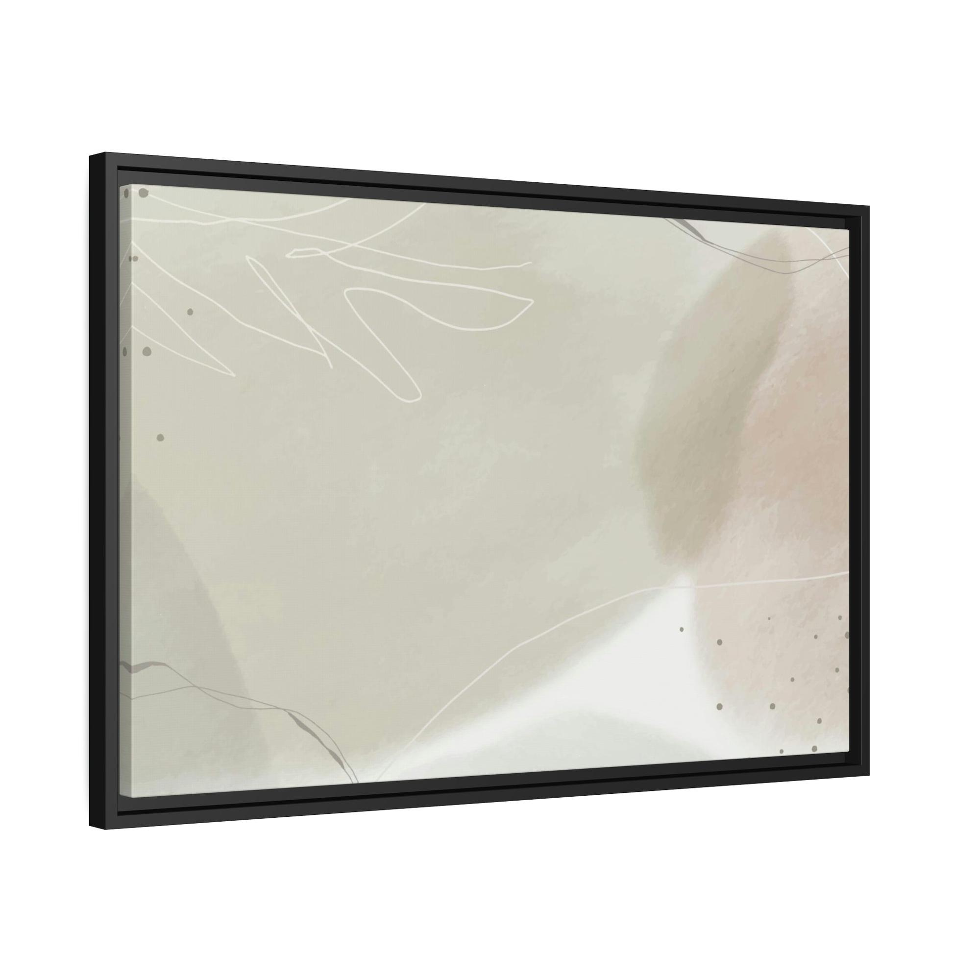 Boho Boho Blissful Abode: A Framed Canvas Painting that Adds a Boho Touch to your Home
