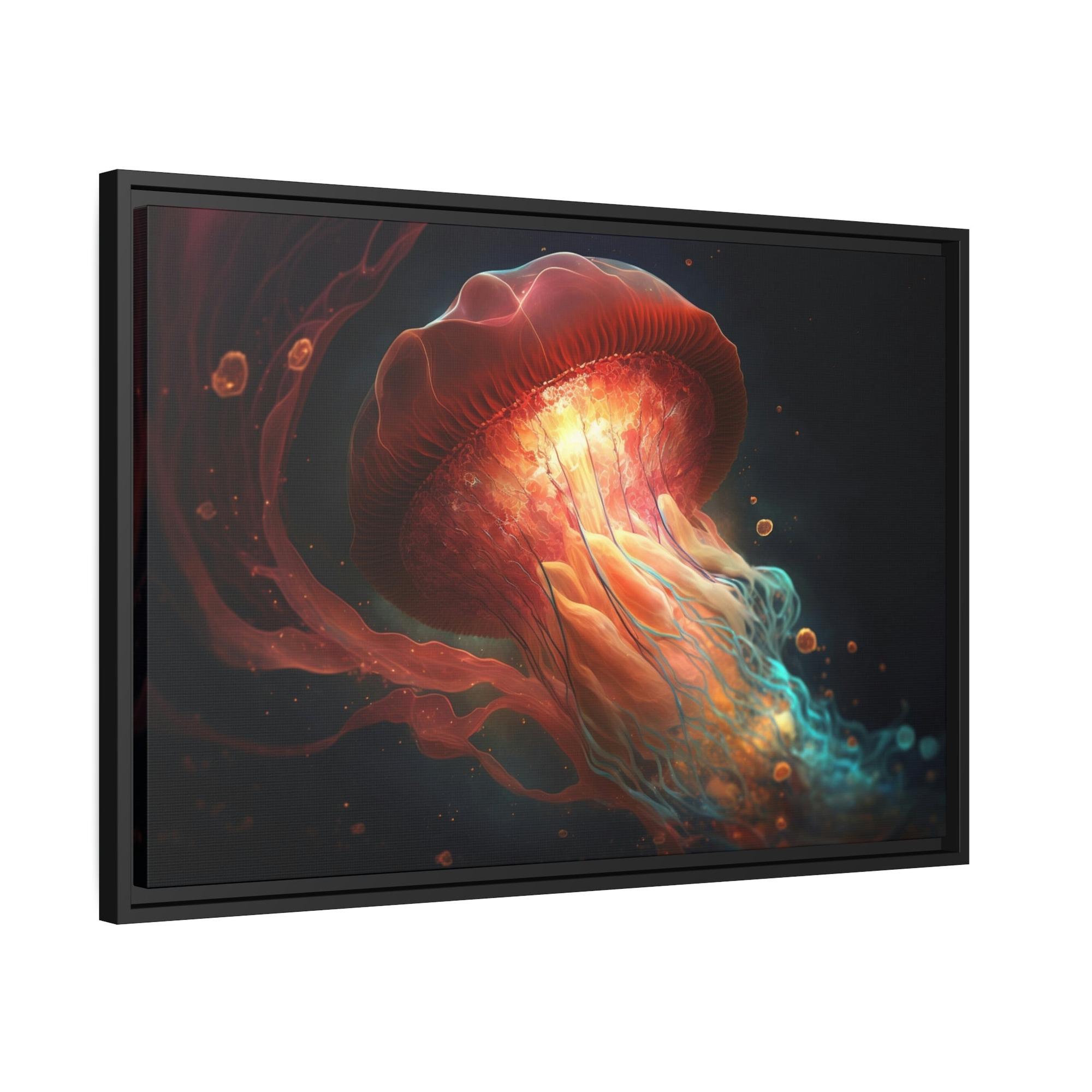 Jellyfishs The Graceful Dance: Jellyfish Wall Art Collection on Canvas