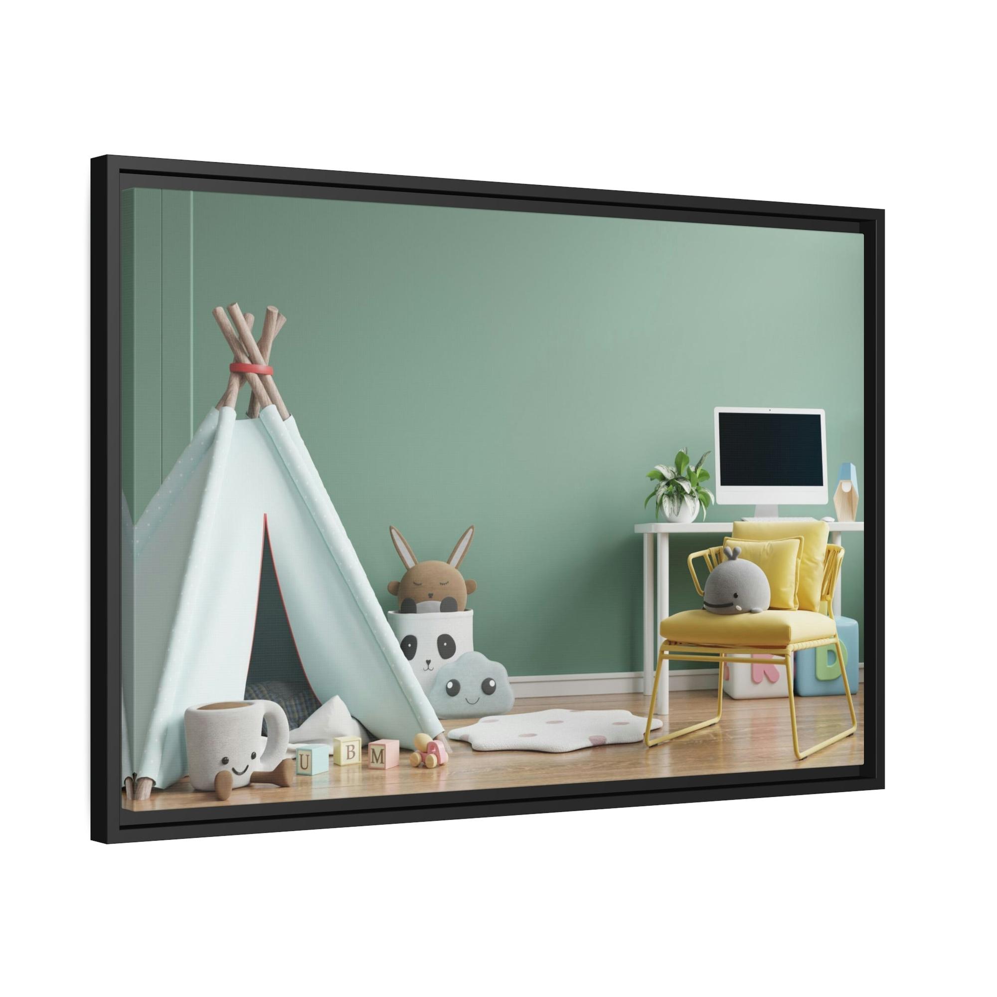 Boys Room Boys Room Art on a Natural Canvas with a Construction Zone Theme: Perfect for Little Builders