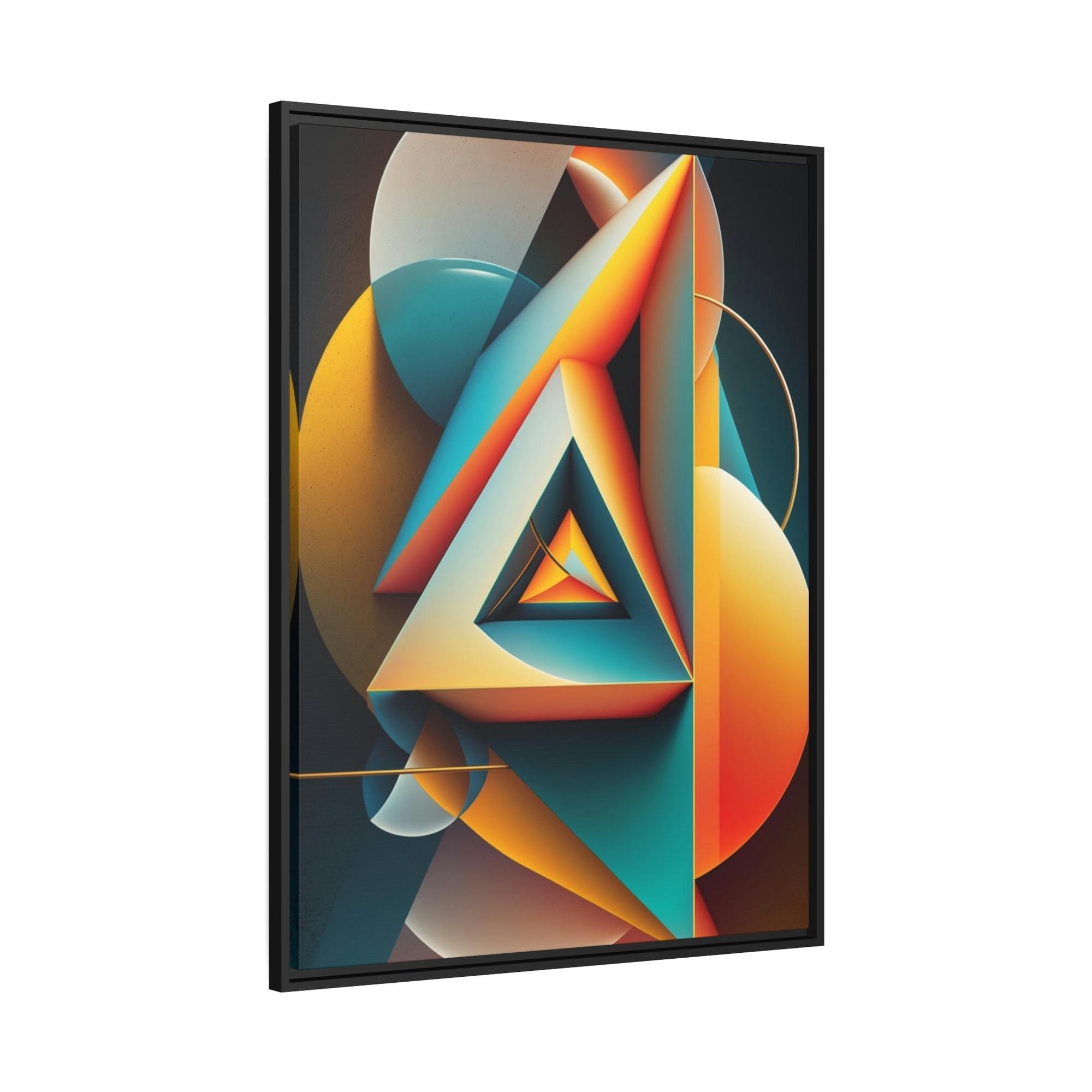 Geometric Bold Geometric Print: Canvas Art That Commands Attention
