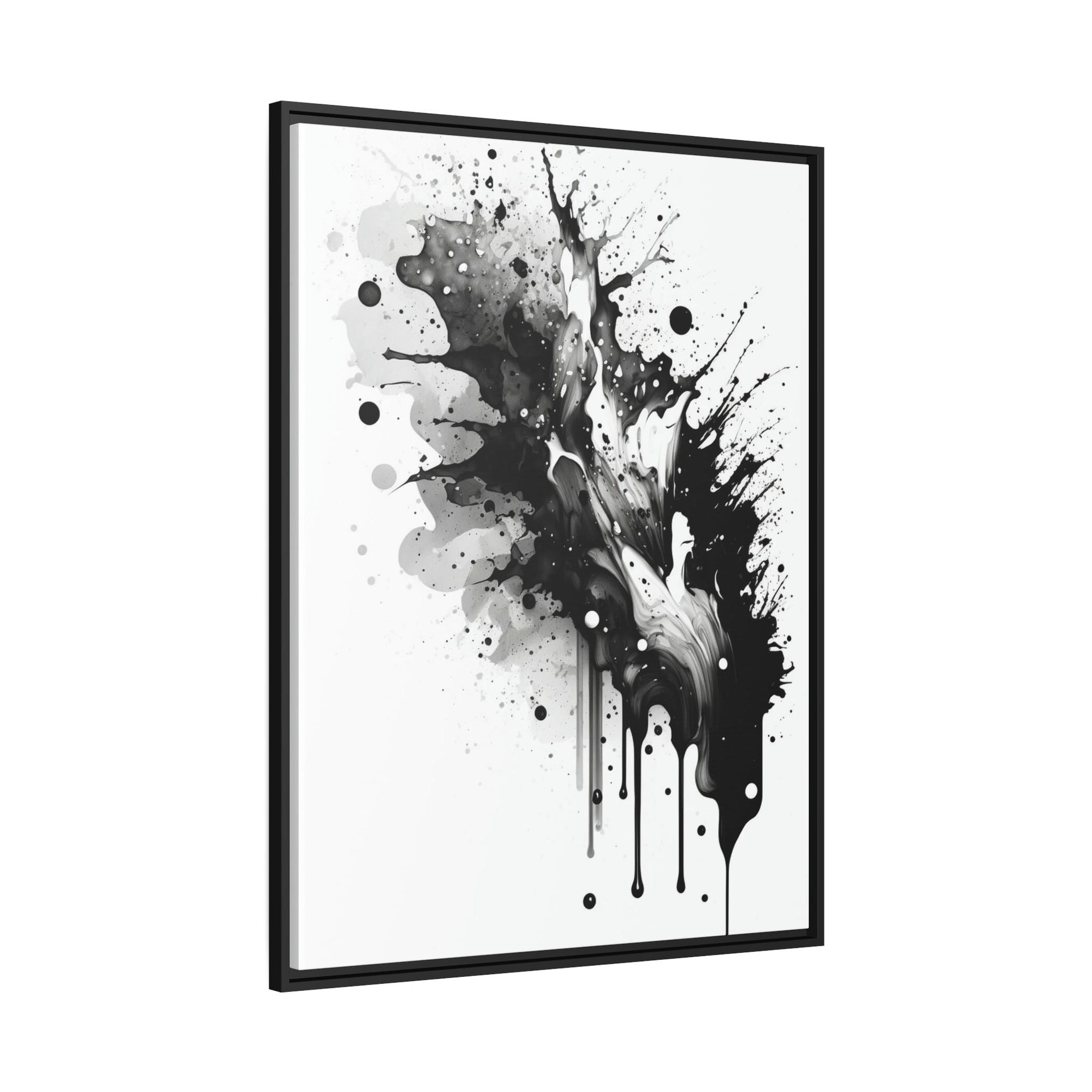 Black White The Contrast of Timeless Elegance: Black and White Canvas Wall Art