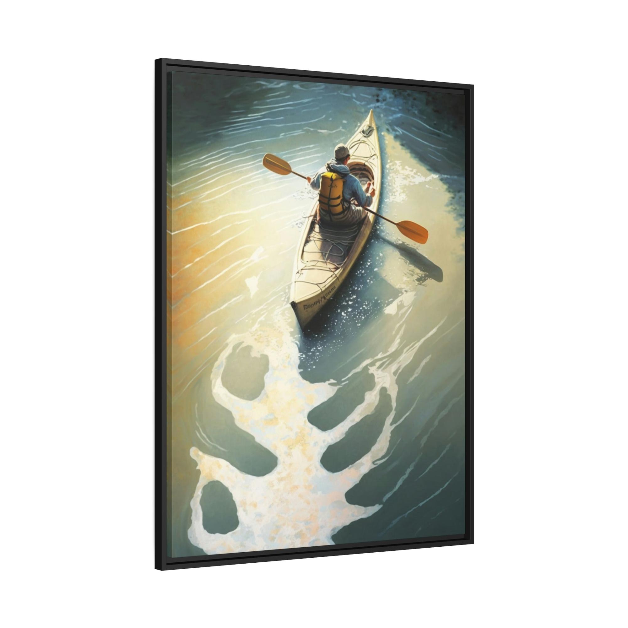 Boating Boating Bliss: Wall Art and Print on Canvas with Relaxing Boating Art