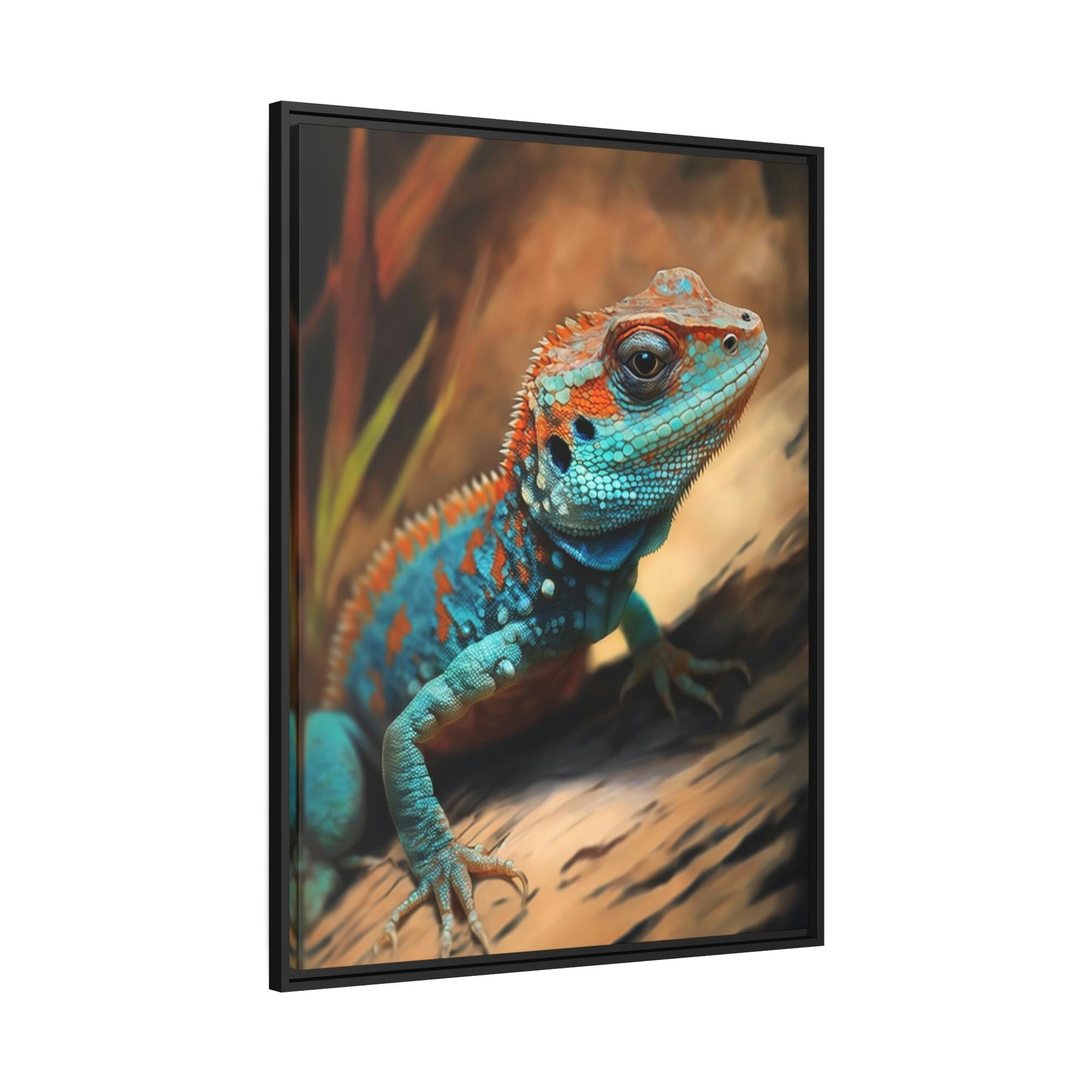 undefined The Lizard King: Artistic Poster Featuring Regal Reptiles