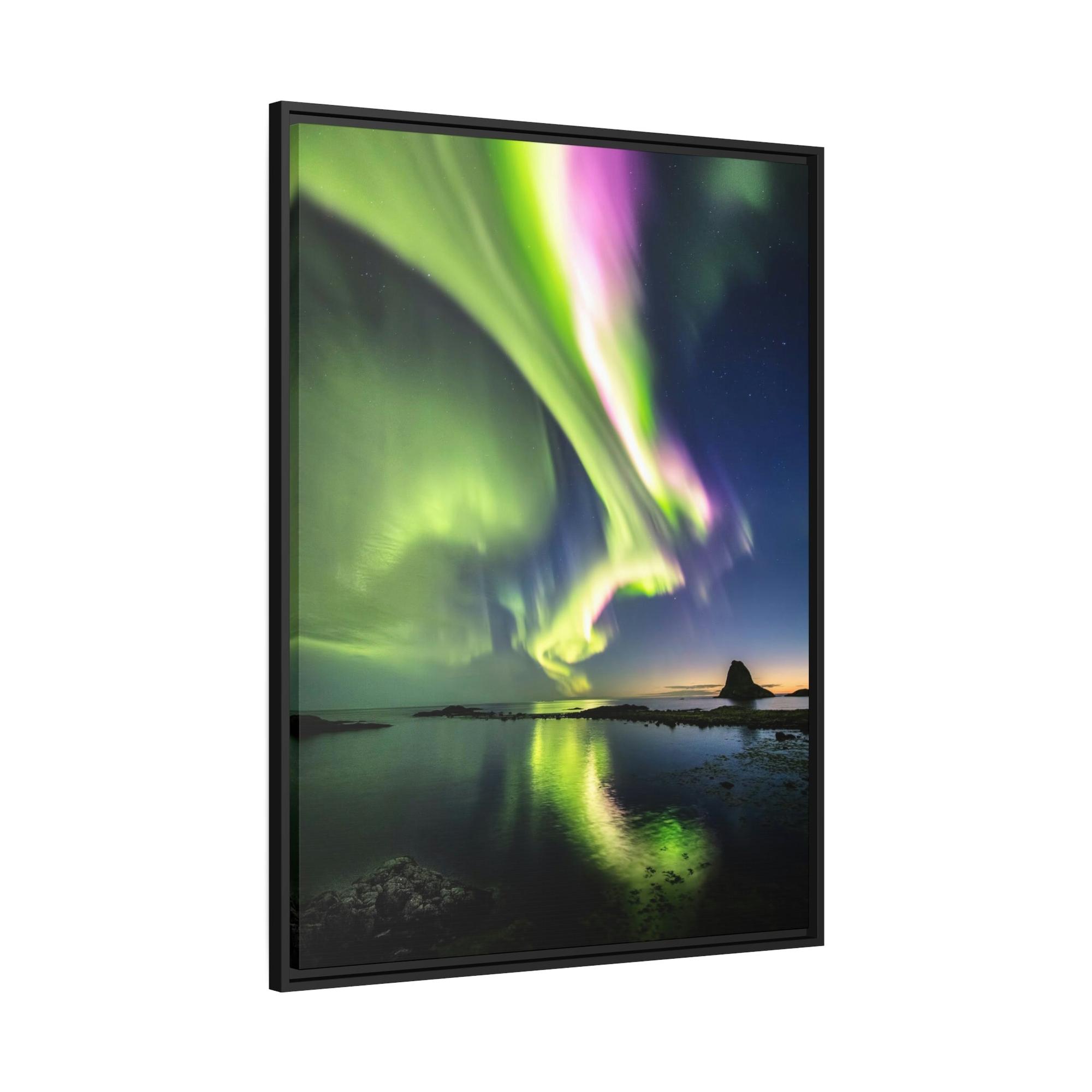 Aurora Borealis Aurora Borealis Dreams: Stunning Framed Canvas Print for Your Home