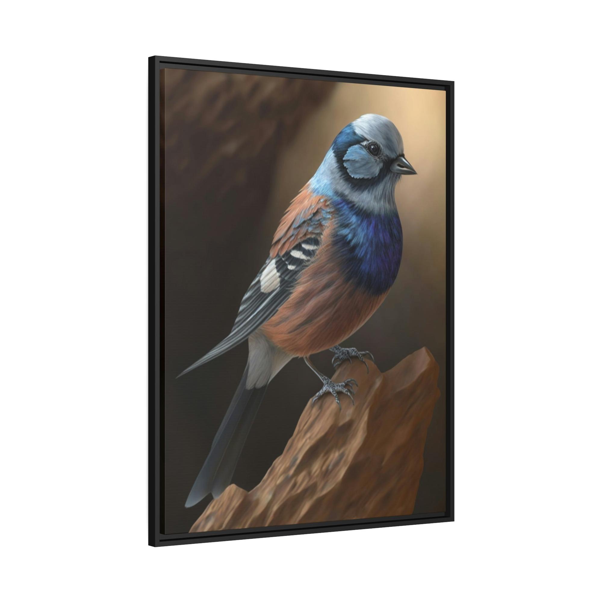 Birds The Rainbow of Feathers: A Print on Canvas & Poster of Birds with Vivid Colors