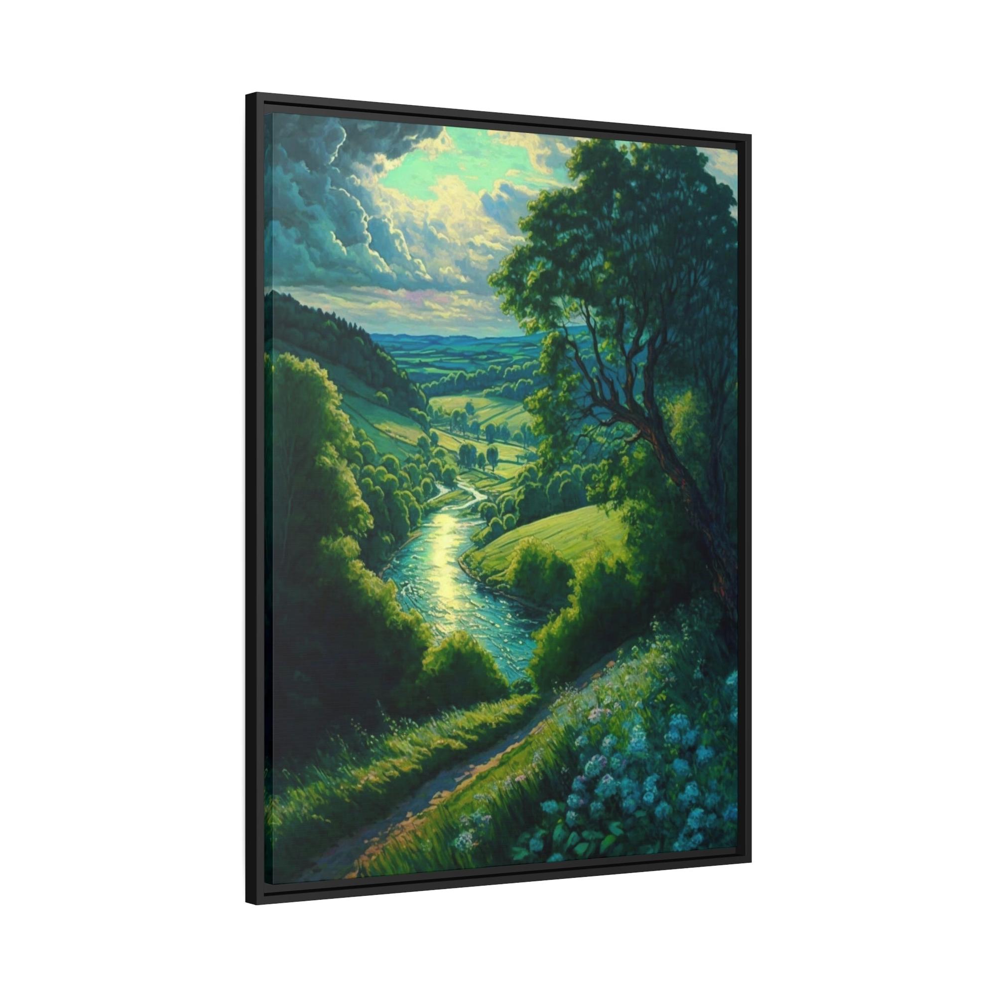 Lakes And Rivers Tranquil Waterscapes: Lakes and Rivers on Canvas and Framed Poster Art