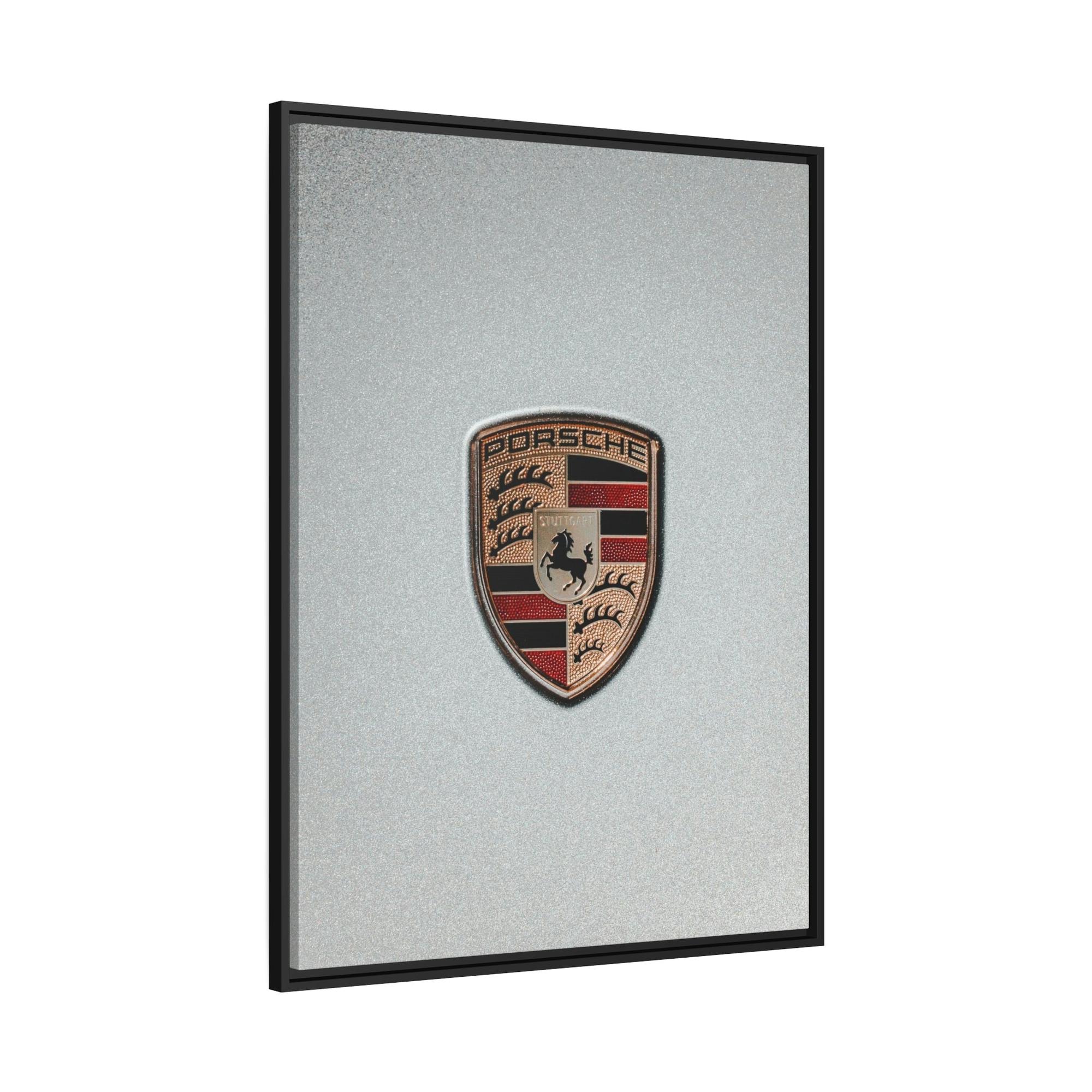 Porsche Timeless Porsche Logo: A Stunning Art Piece on Natural Canvas & Poster