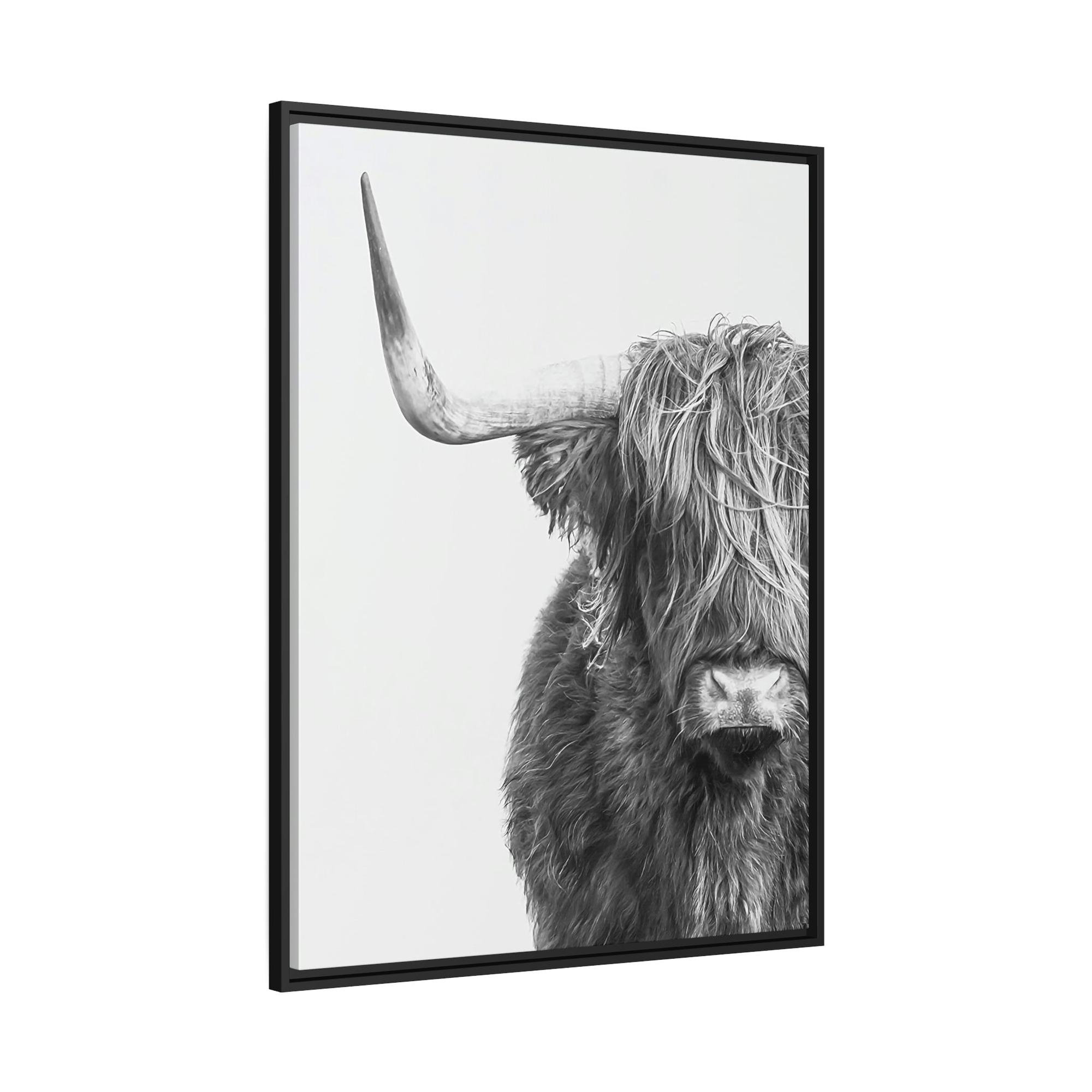 Highland Cow Highland Cow | Black & White Art | Animal Art — Pixoram