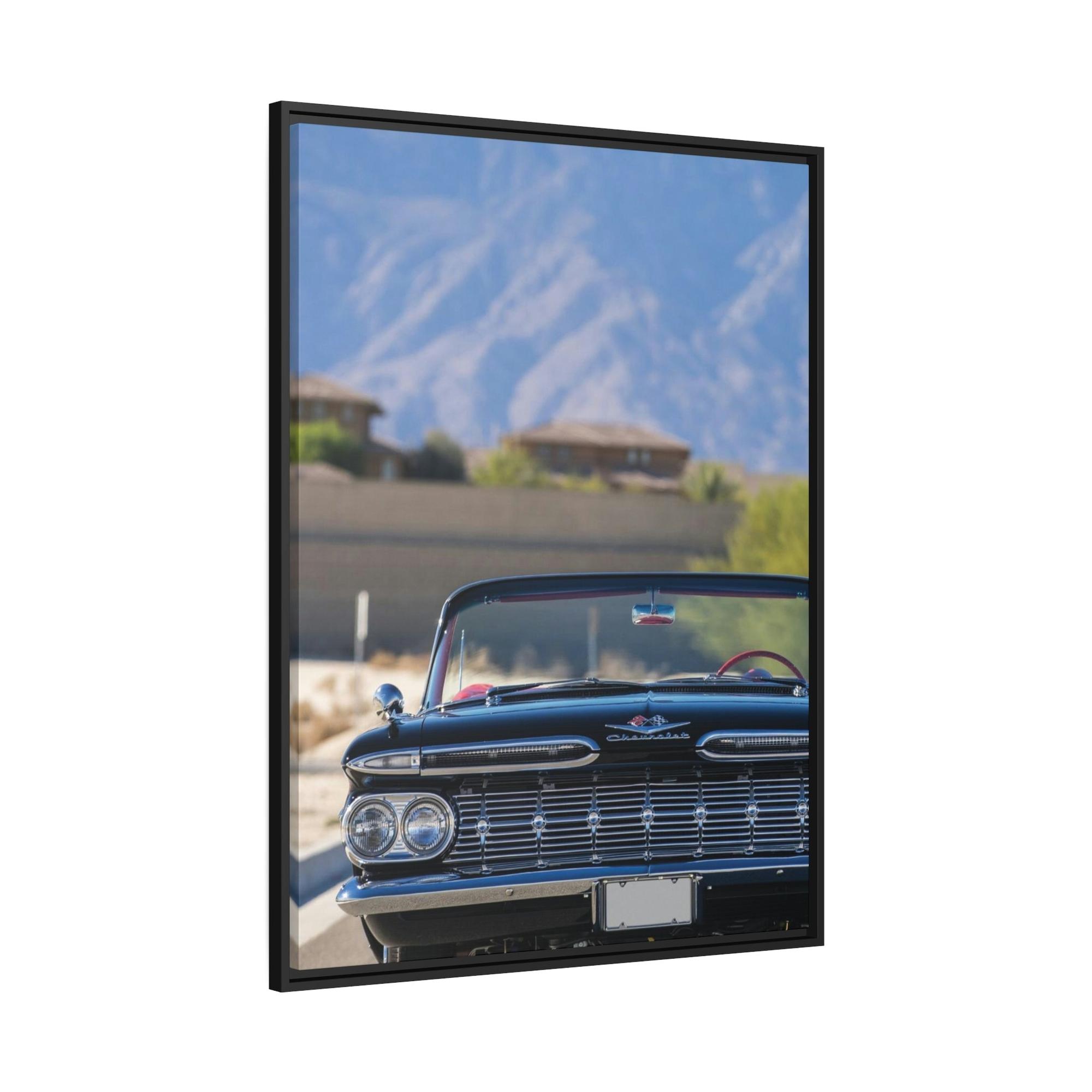 Chevrolet Vintage Chevrolet: Print on Canvas for Retro Decor