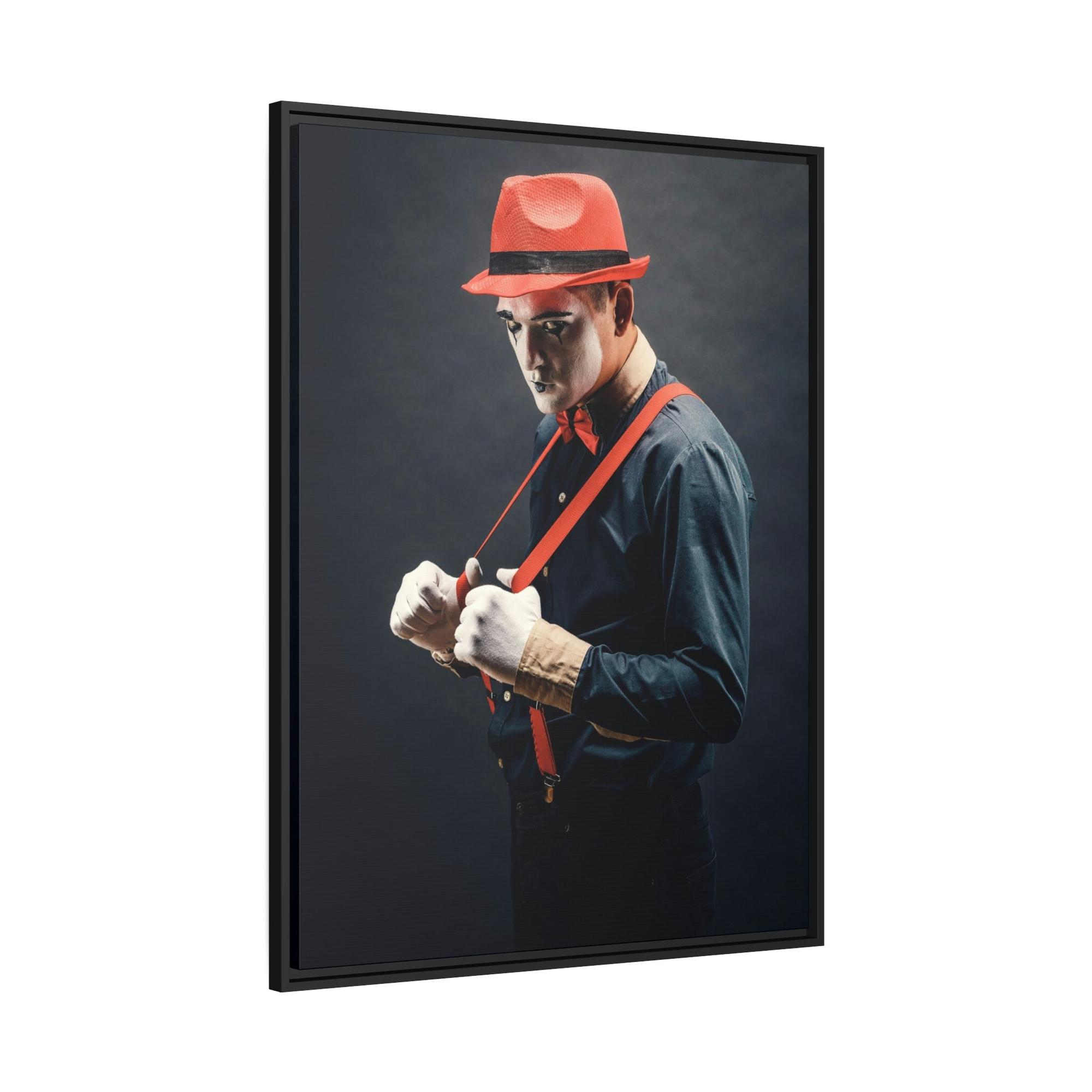 Comedians The Comedian's Art: Captivating Print on Framed Canvas for Your Home