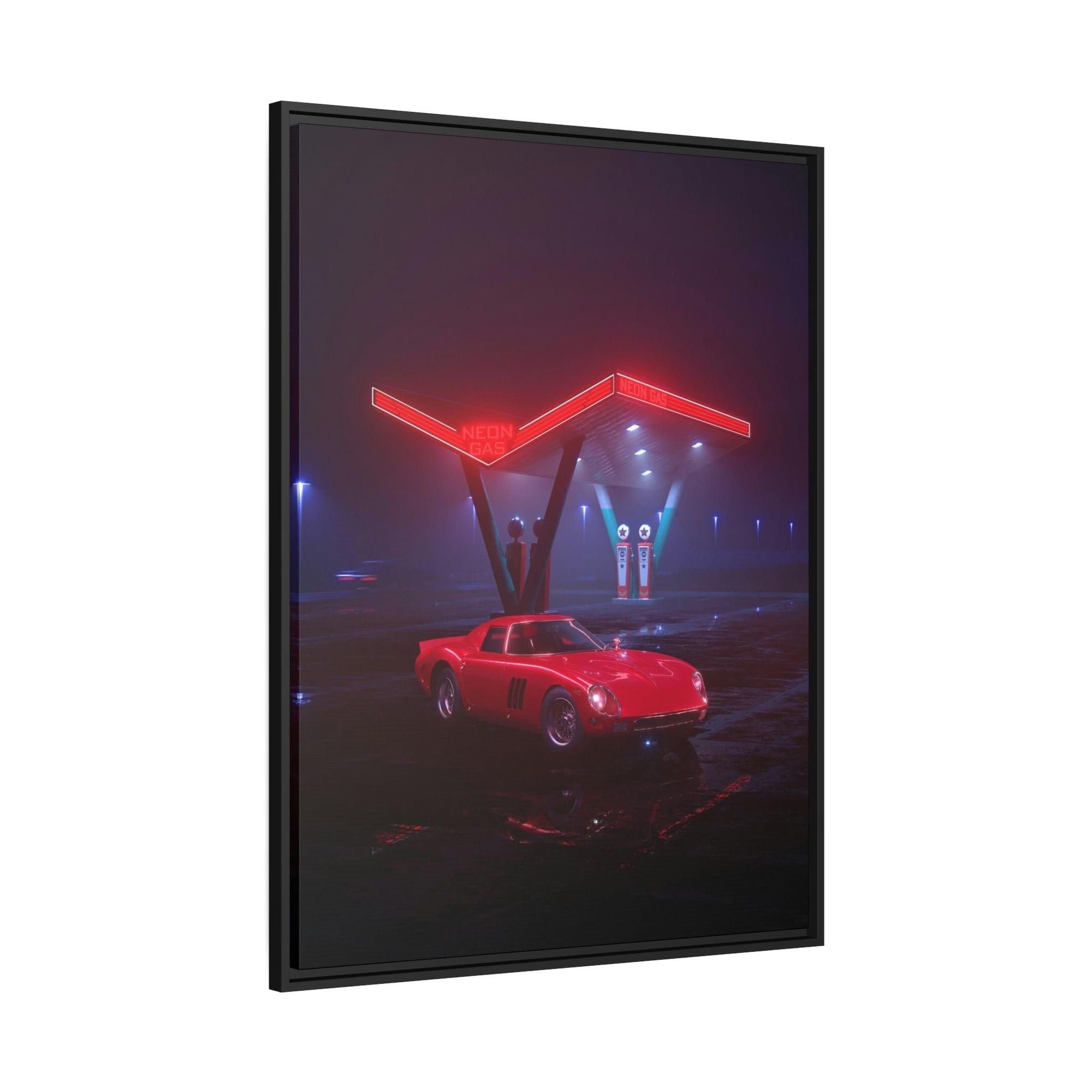 Corvette The Beauty of a Corvette on Natural Canvas & Poster: A Masterpiece Art Piece