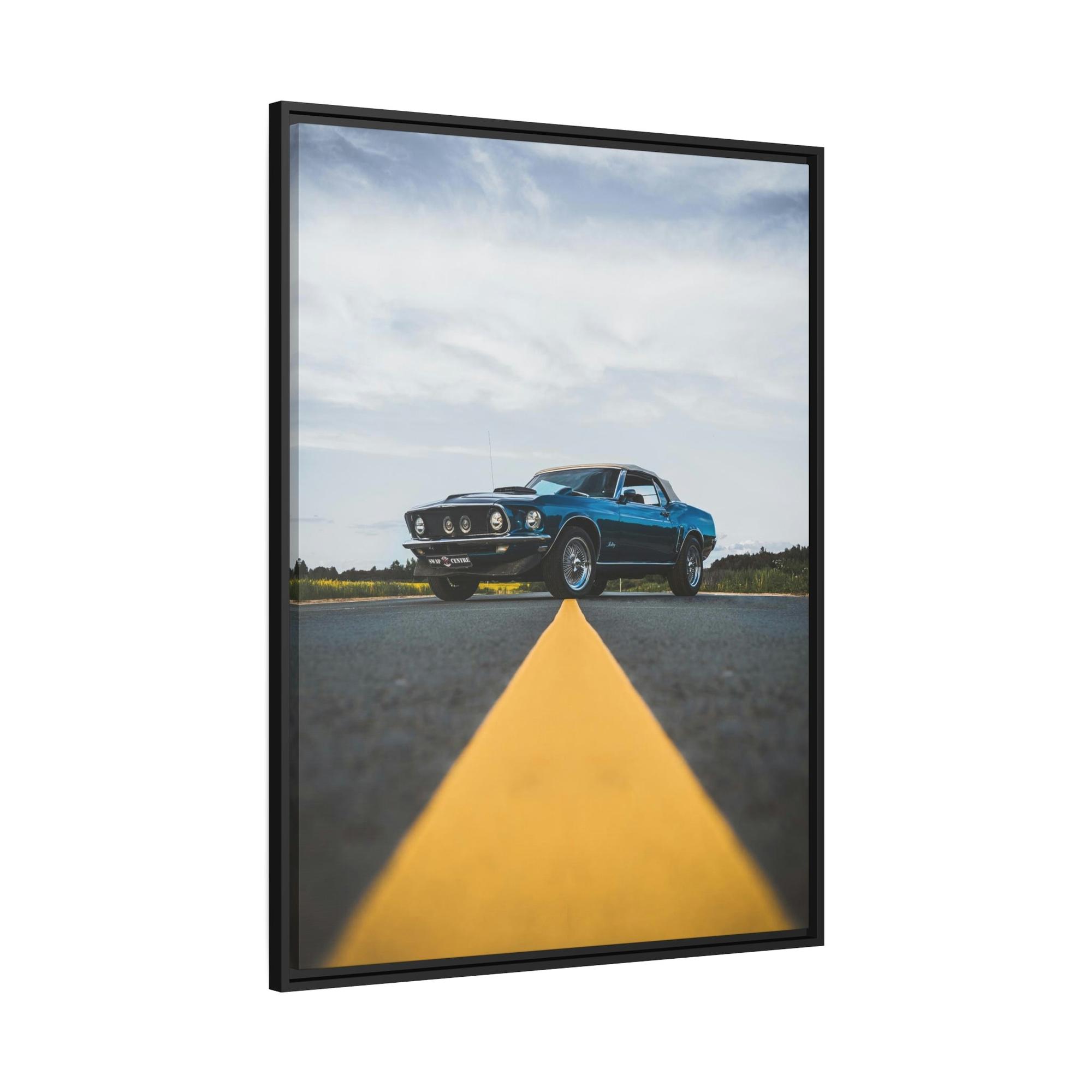 Mustang The Power of Mustang: Striking Wall Art on Natural Canvas & Poster
