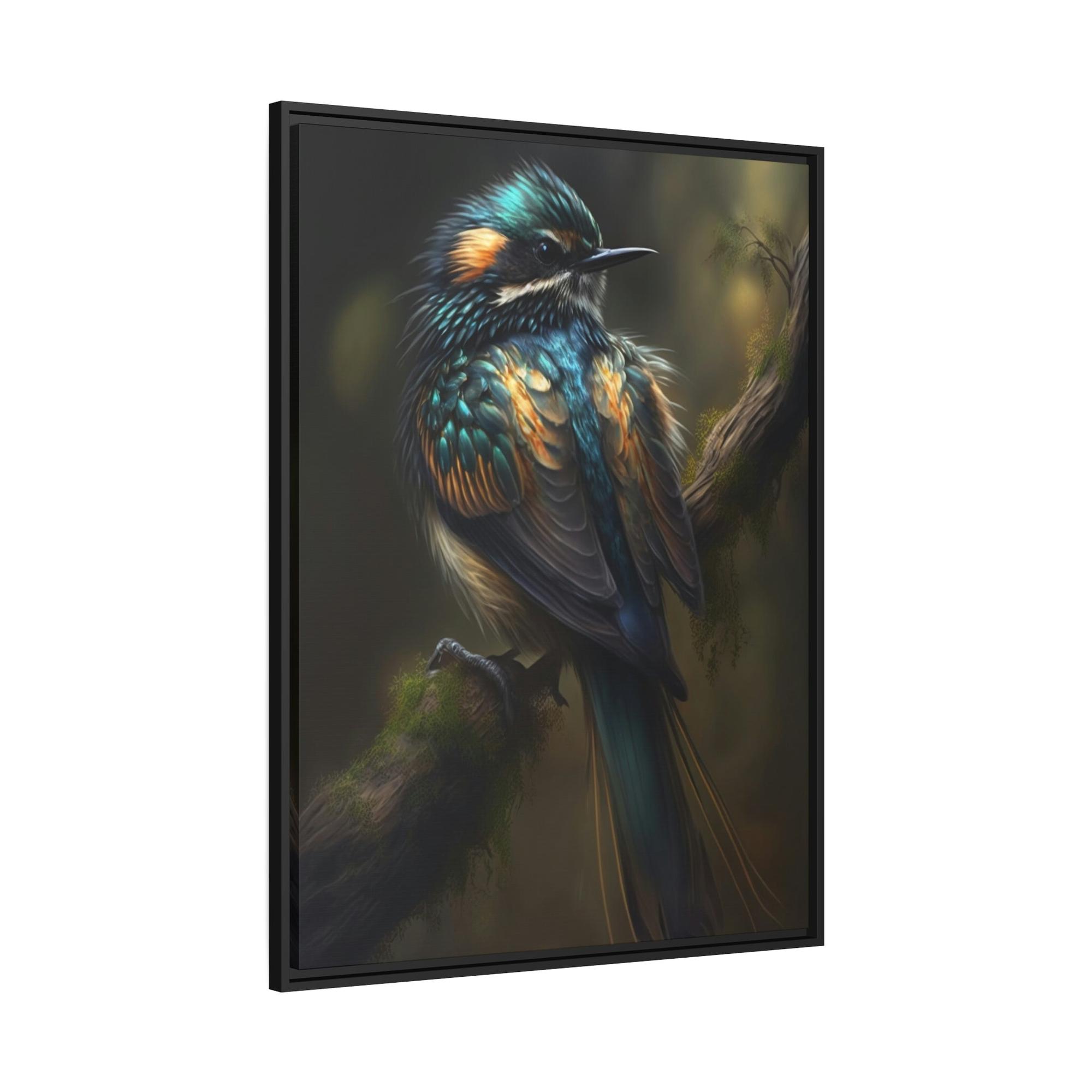 Birds The Birds' Paradise: A Natural Canvas & Poster Print of Birds in Forest