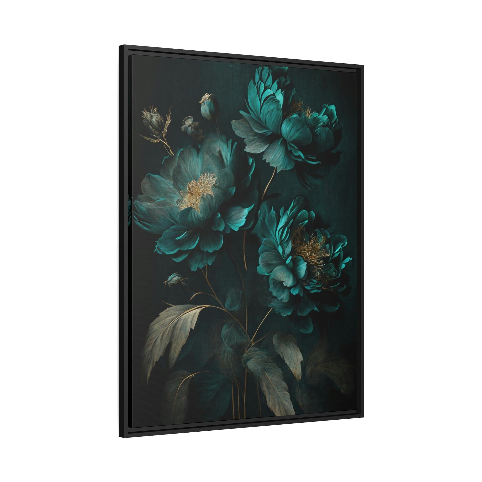 Abstract Flower Natural Canvas & Poster Print of Abstract Blooms: Floral Wall Art