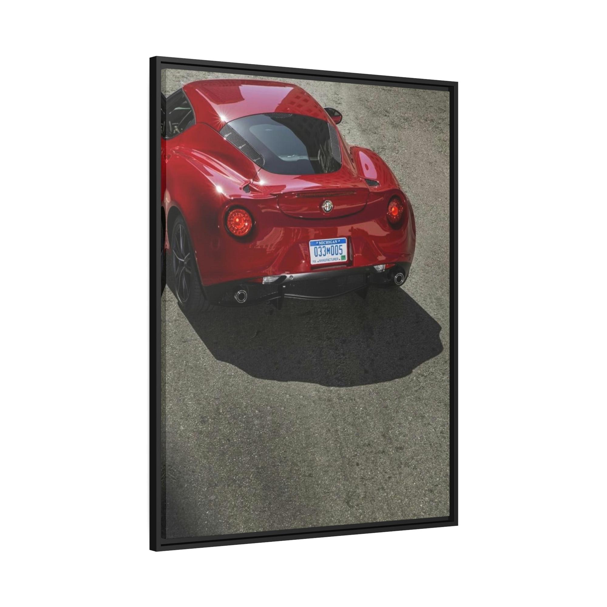 Alfa Romeo Speed and Grace: A Wall Art Print of an Alfa Romeo in Motion