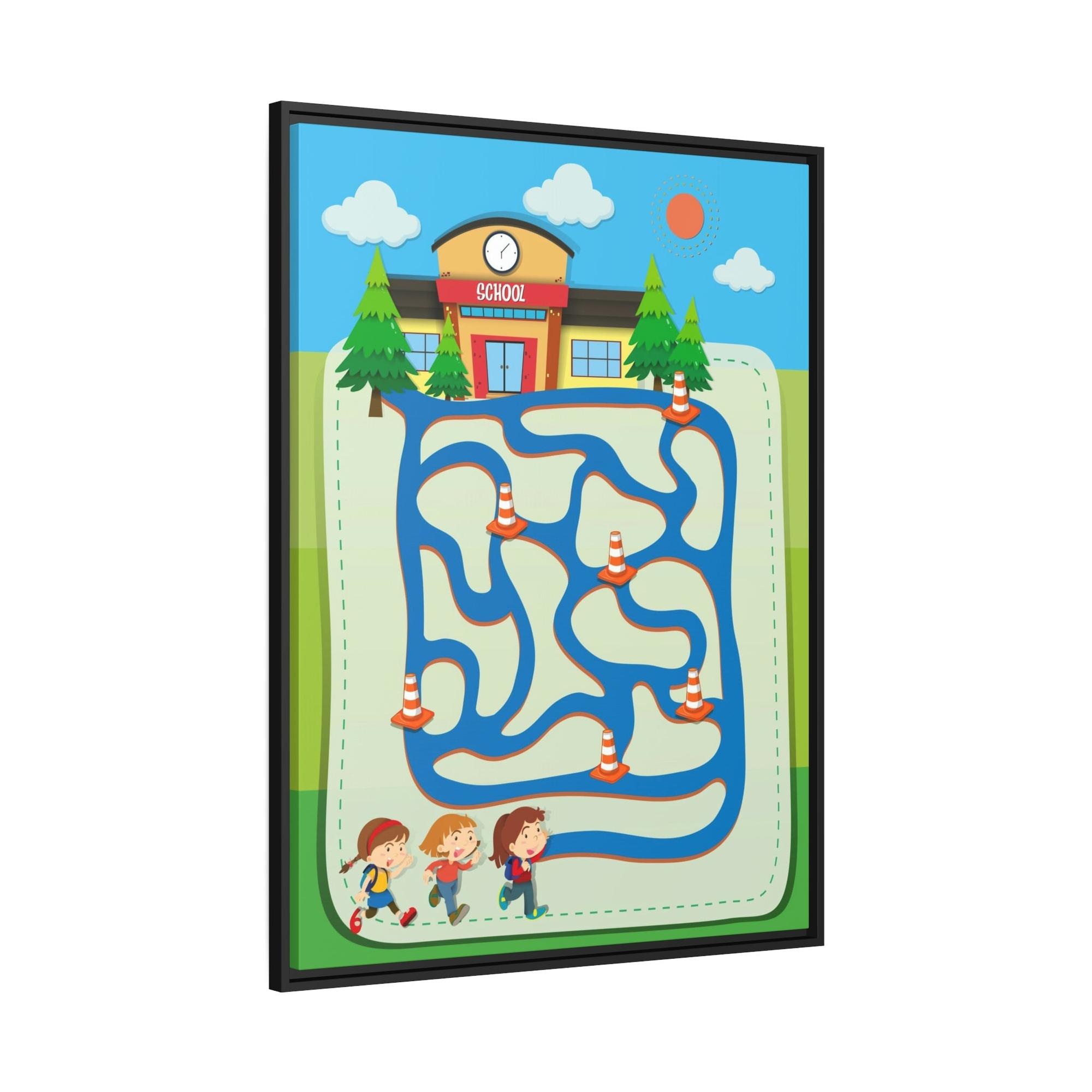 Kids Maps Inspire Their Imagination: Framed Canvas Maps for Little Explorers