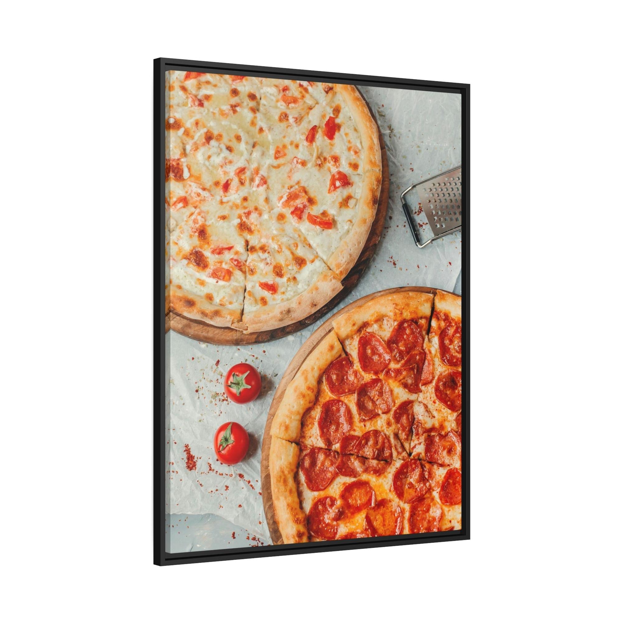 Pizza Pizza Art: Framed Posters of Pizza as a High Art Subject for Sophisticated Taste