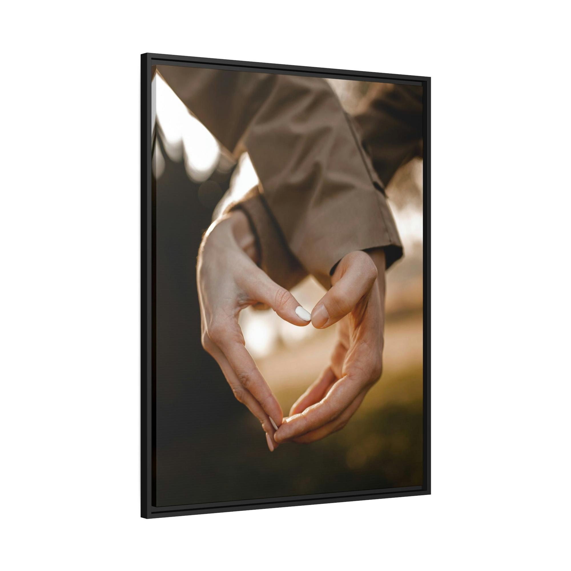Love Love to Remember: Natural Canvas Wall Art of a Couple's First Date