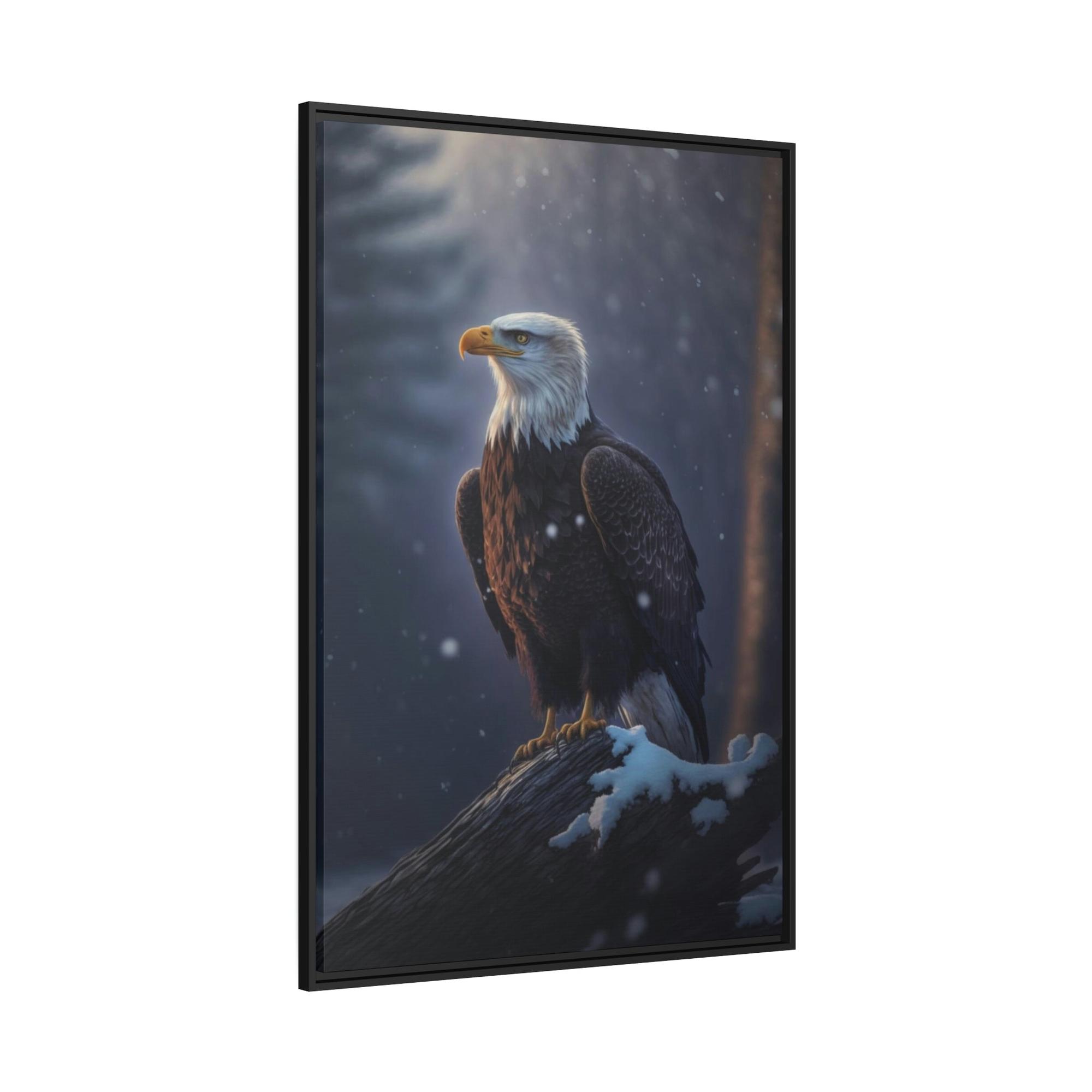 Eagles Eagle's Vision: Mesmerizing Print on Natural Canvas, Capturing their Watchful Eyes