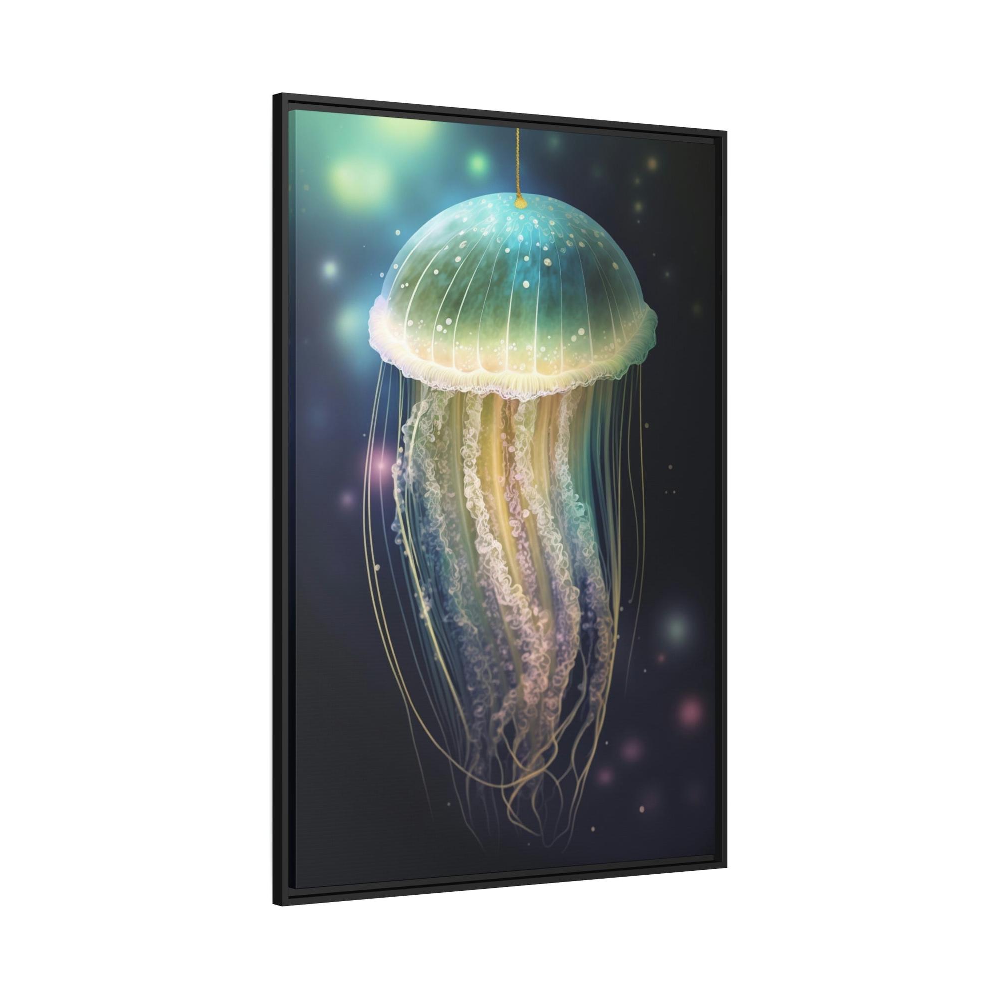Jellyfishs Jellyfish Dreams: Natural Canvas & Poster Masterpiece of Underwater Life