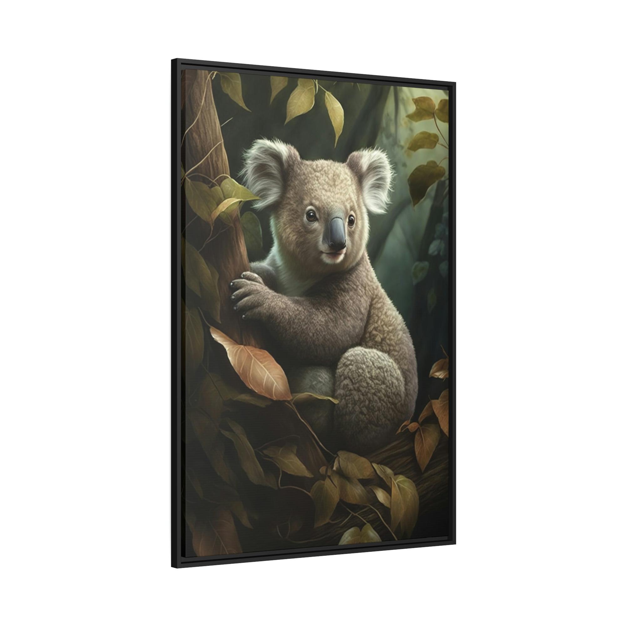 Koalas A Koala's Journey: A Stunning Painting on Canvas