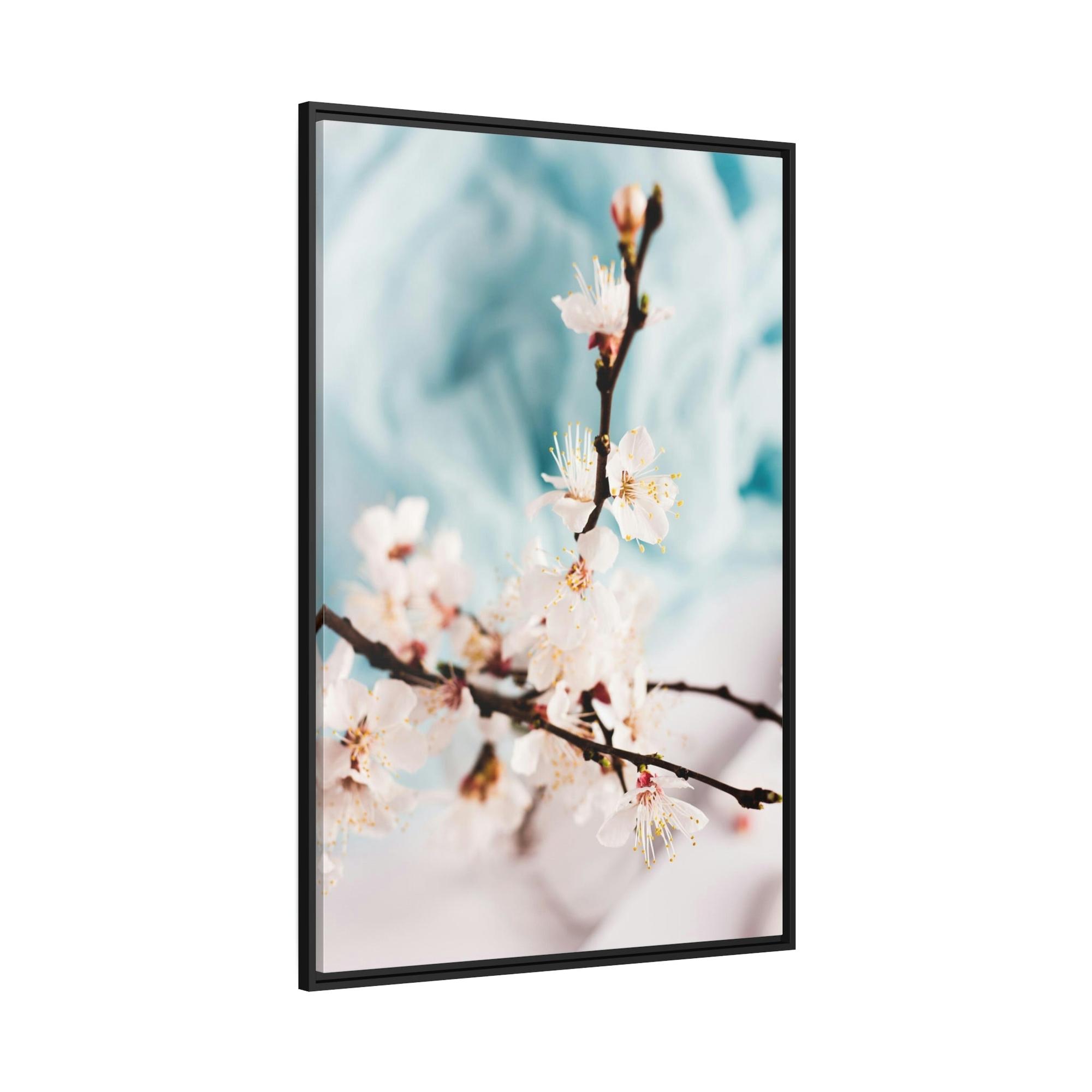 Cherry Blossoms Fragile Elegance: Cherry Blossoms on Artistic Print