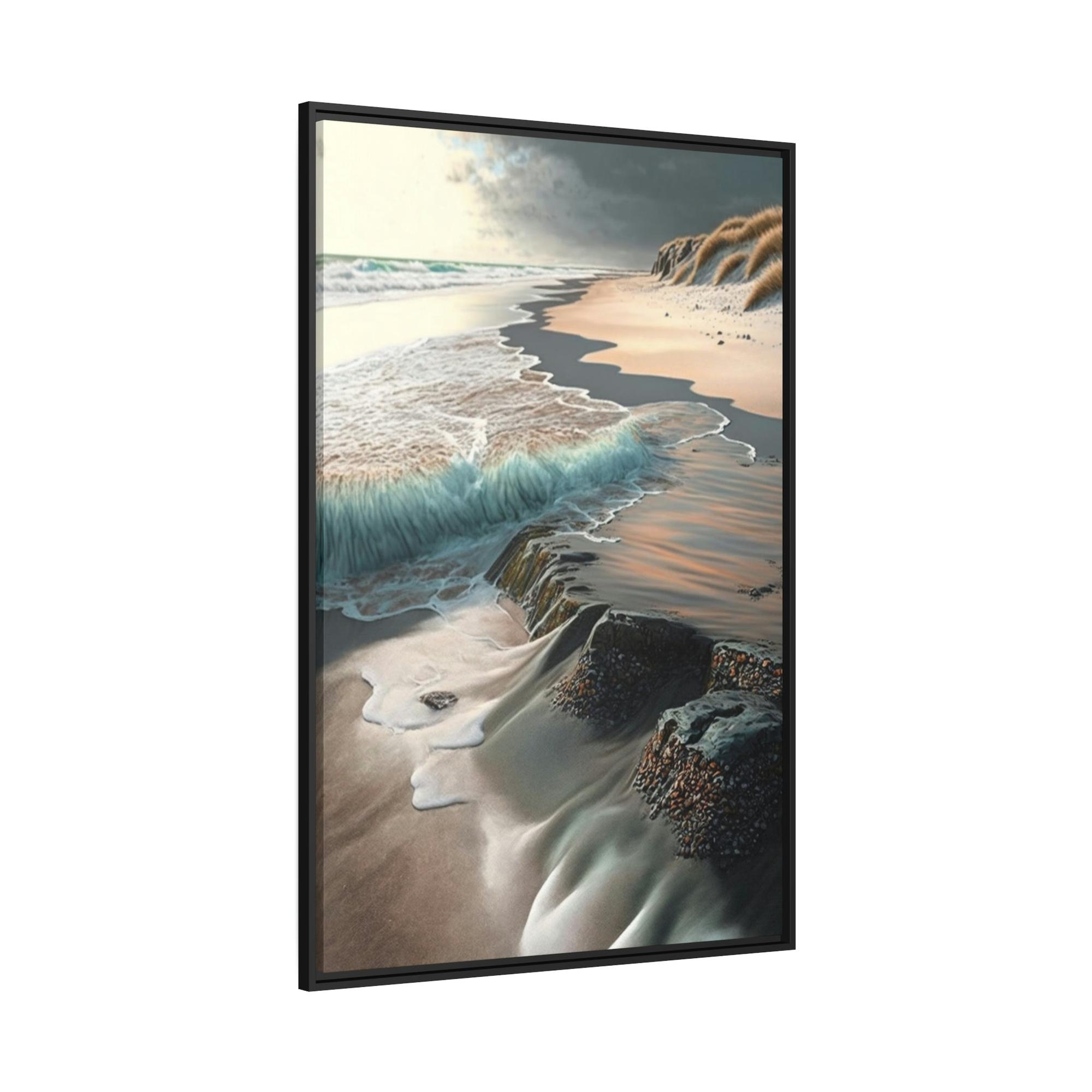 Coastal Oceanfront Paradise: Canvas & Poster Print of Tropical Coastal Haven