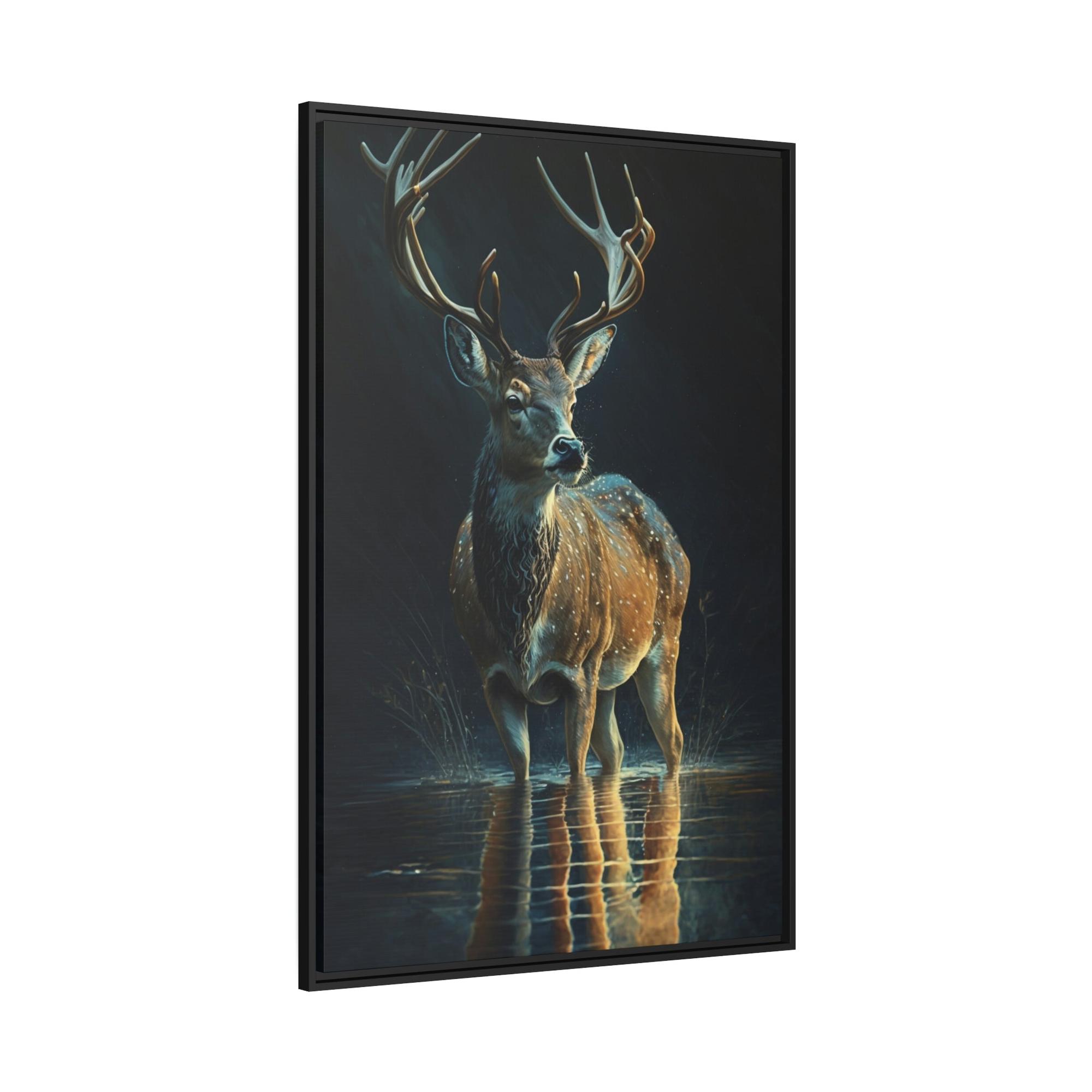 Deers The Grace of Deer: A Canvas Artistic Expression