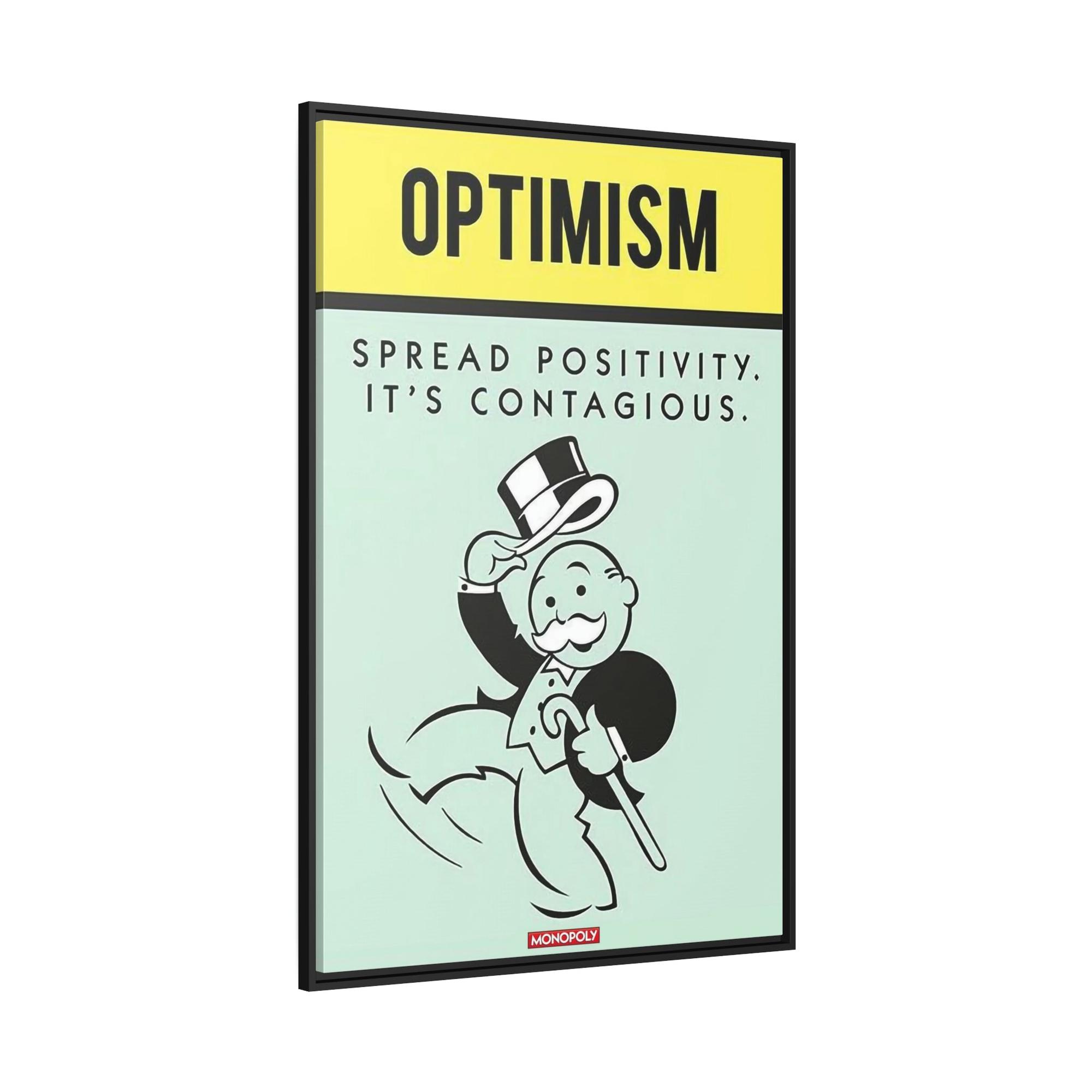 Monopoly & Motivation Colorful and Inspiring: Alec Monopoly's Quote Canvas and Poster Print