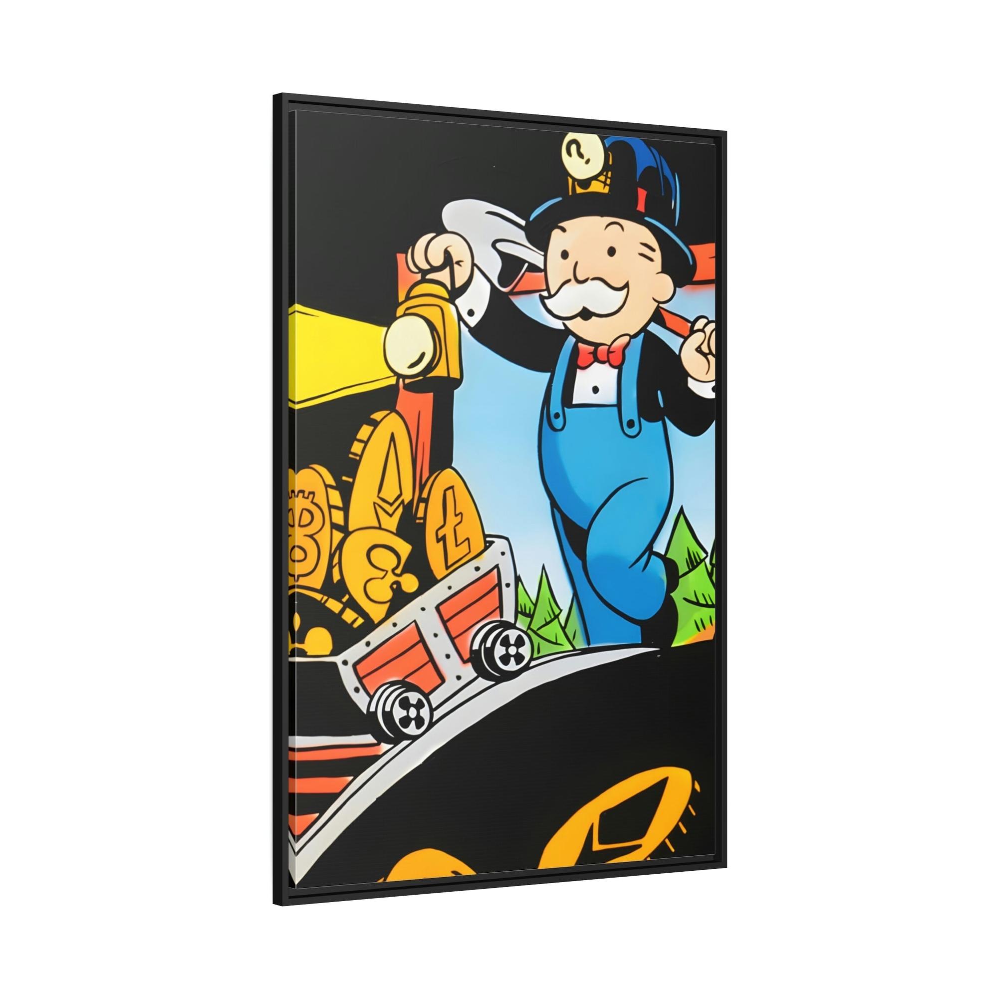 Monopoly & Motivation Making Money Moves: Alec Monopoly's Money-Themed Art in Poster and Canvas