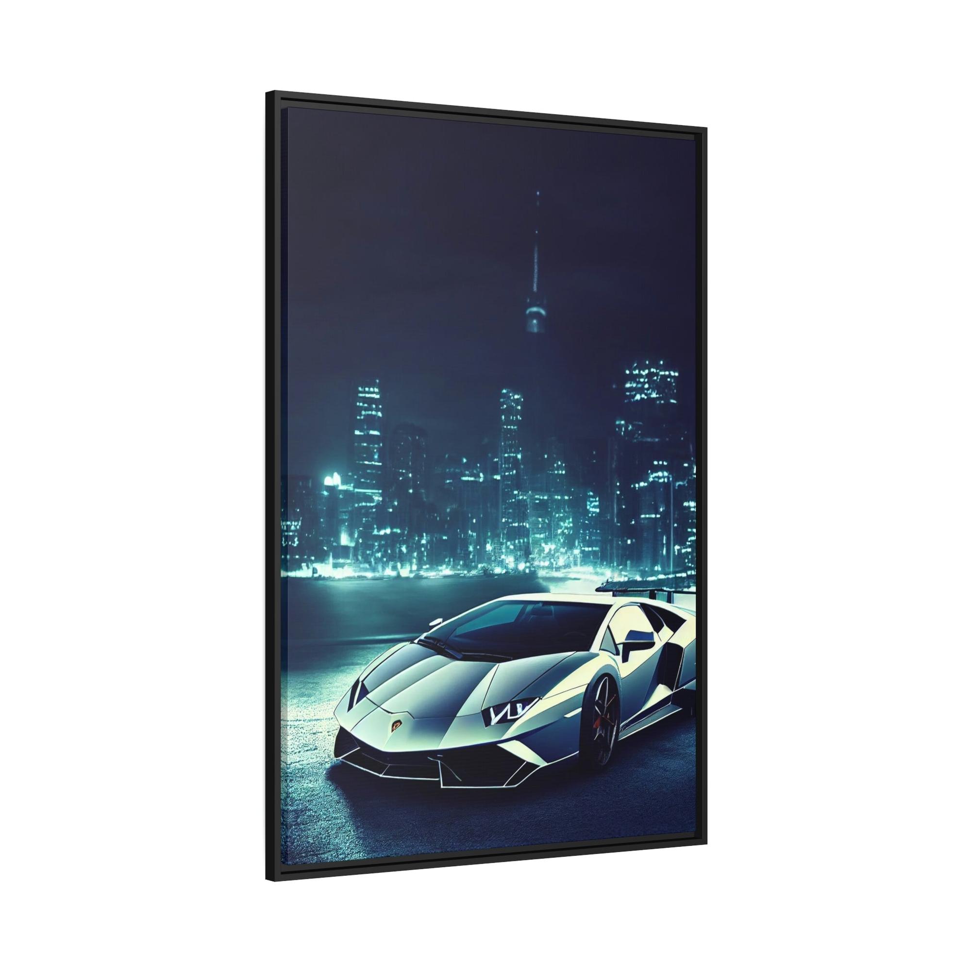 undefined Speed and Style: Lamborghini Wall Art on Natural Canvas & Poster