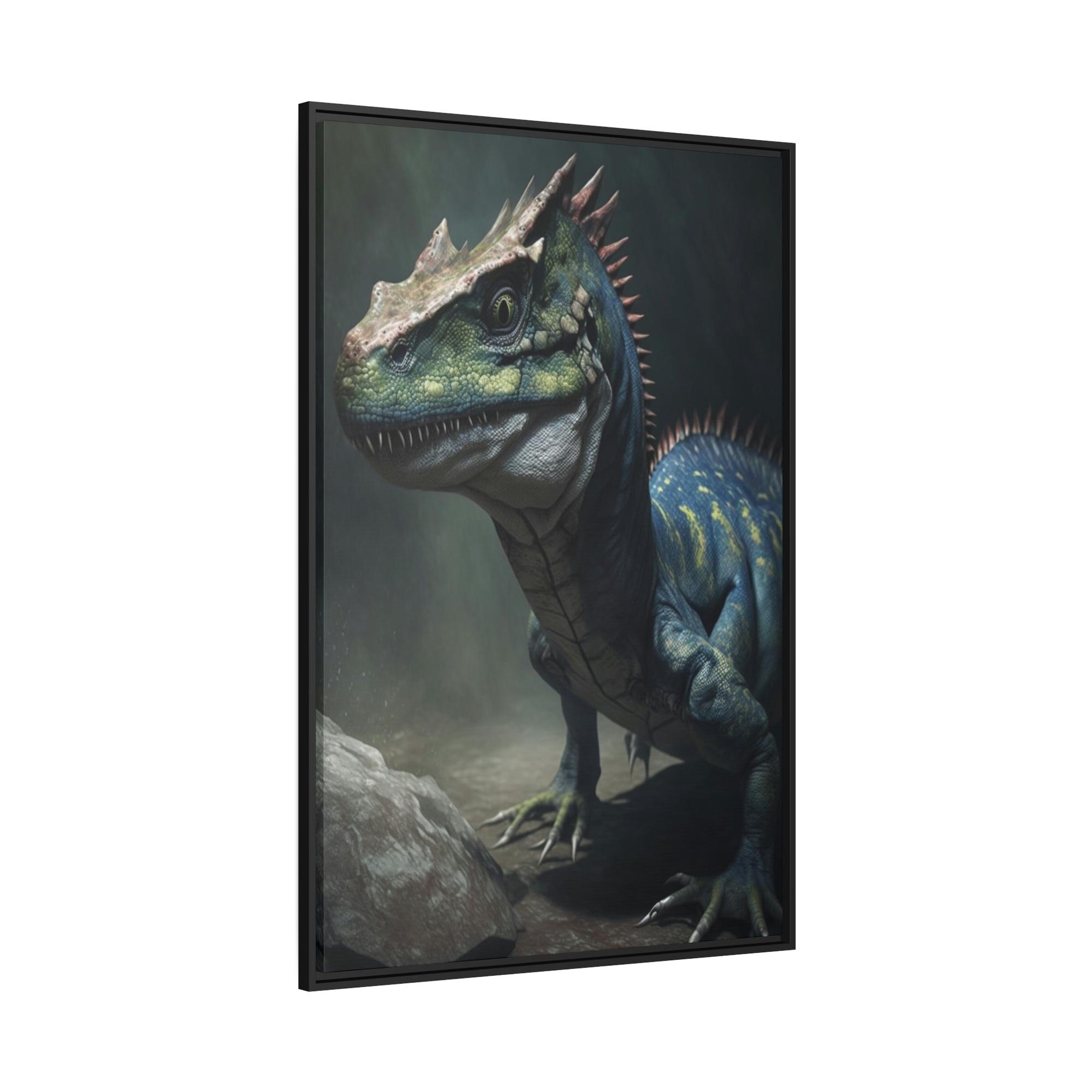 Dinosaurs The Age of Dinosaurs: Framed Canvas & Poster Depicting Prehistoric Creatures