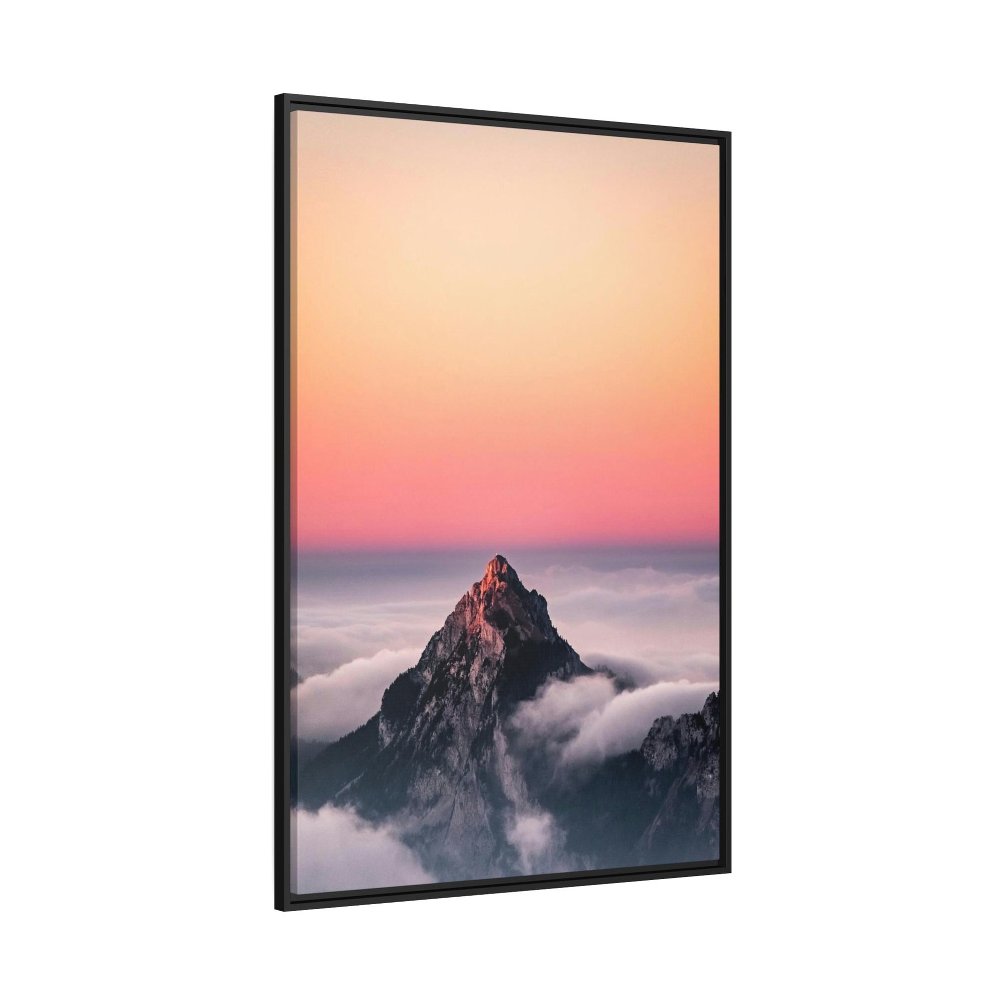 Mountains The Majestic Beauty of Mountains: An Interpretation on Canvas