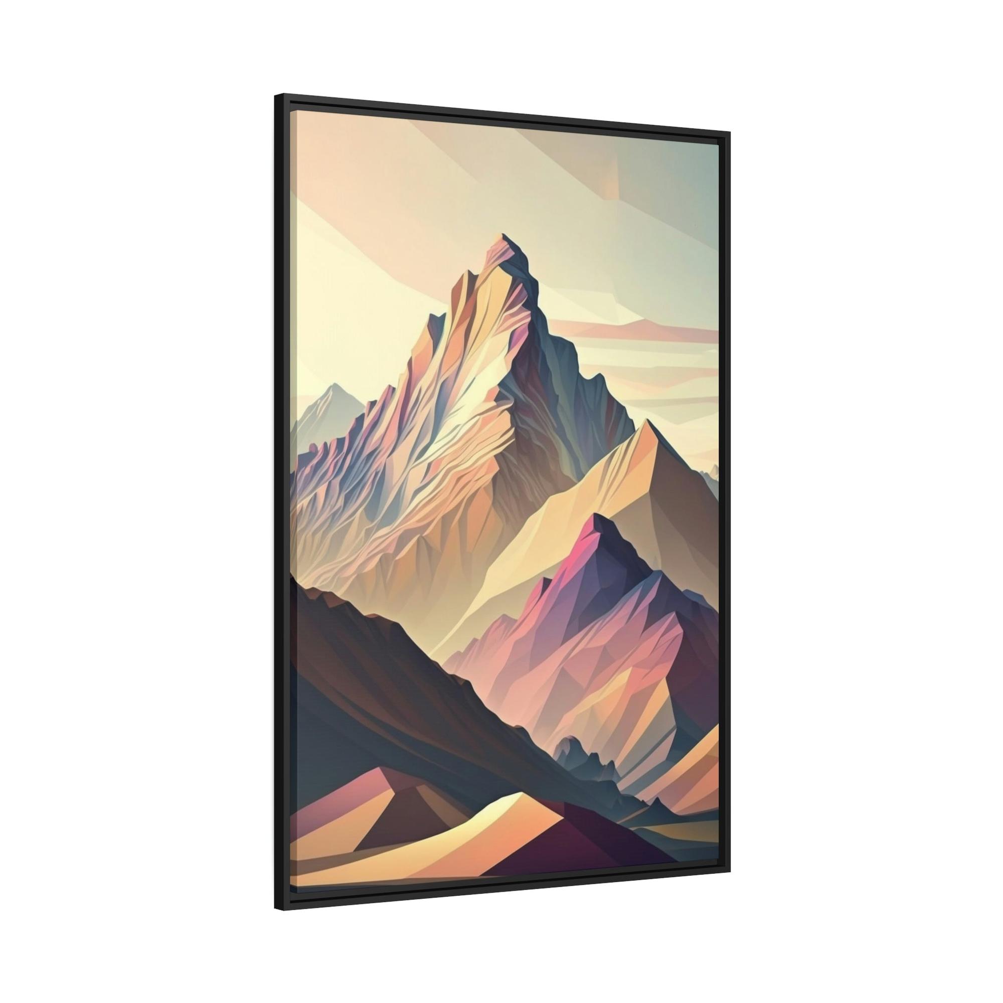 Mountains Natures Natural Masterpiece: A Mountain Range on Canvas