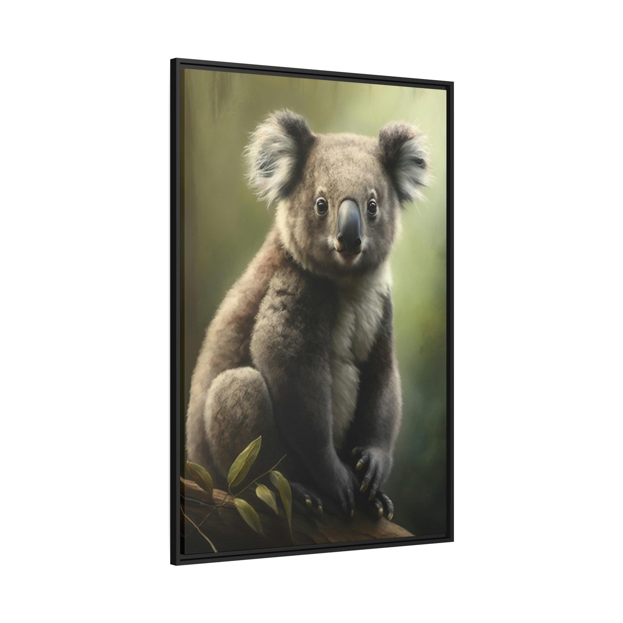 Koalas Koala Love: A Whimsical and Colorful Painting on Canvas