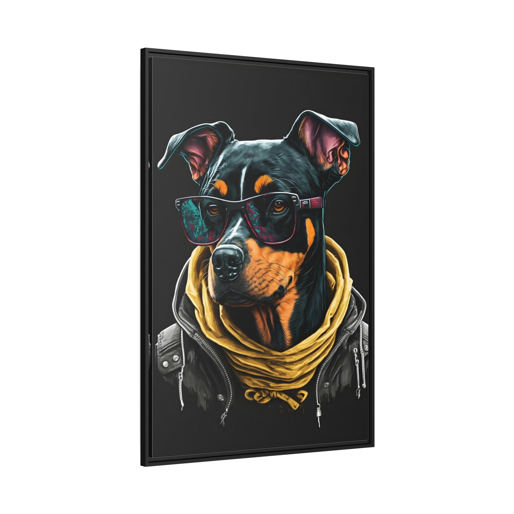 undefined Dog's Best Friend: Poster of a Beloved Canine on Framed Canvas