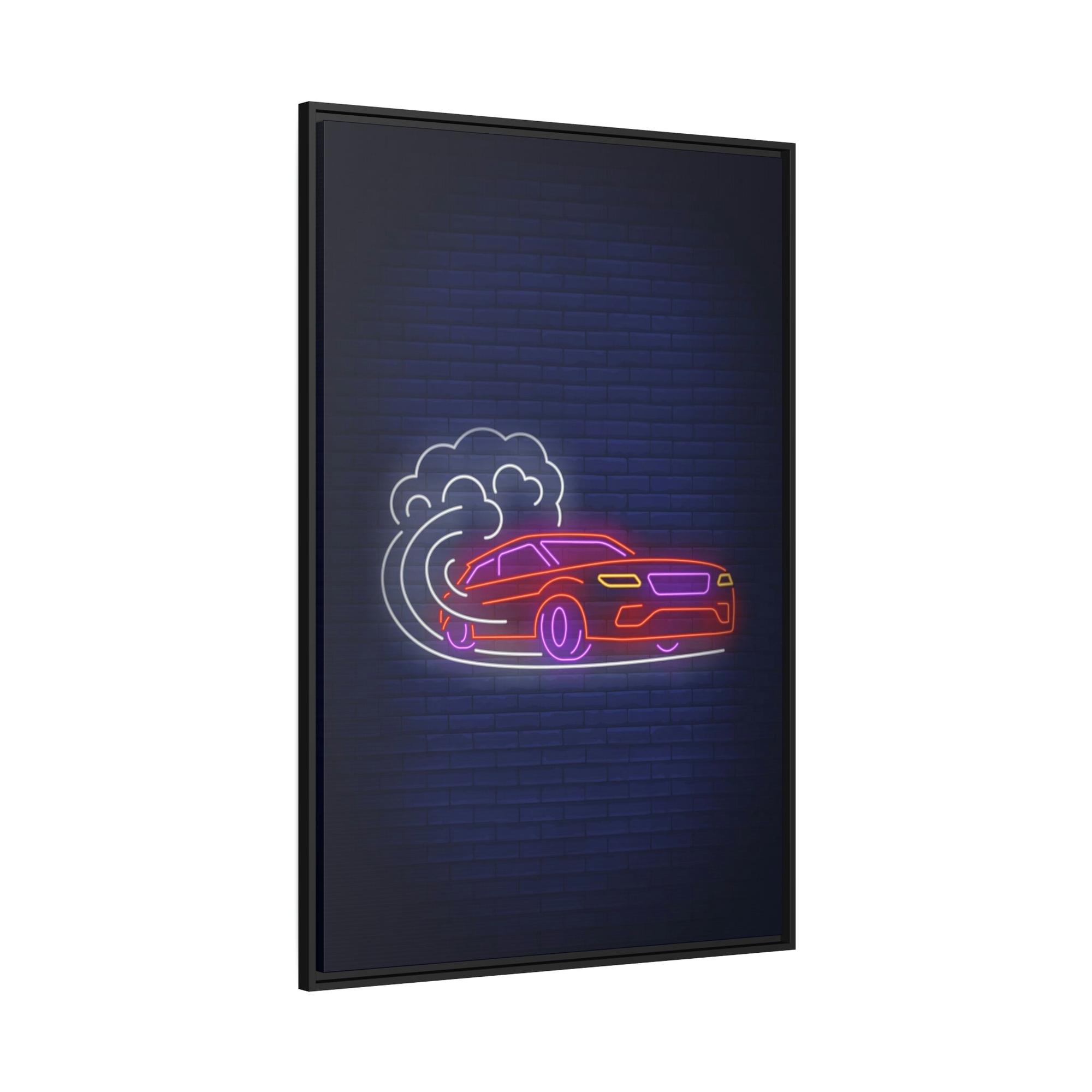 Neon Enchanted by Neon Nights: Premium Canvas Prints for Exquisite Wall Decor