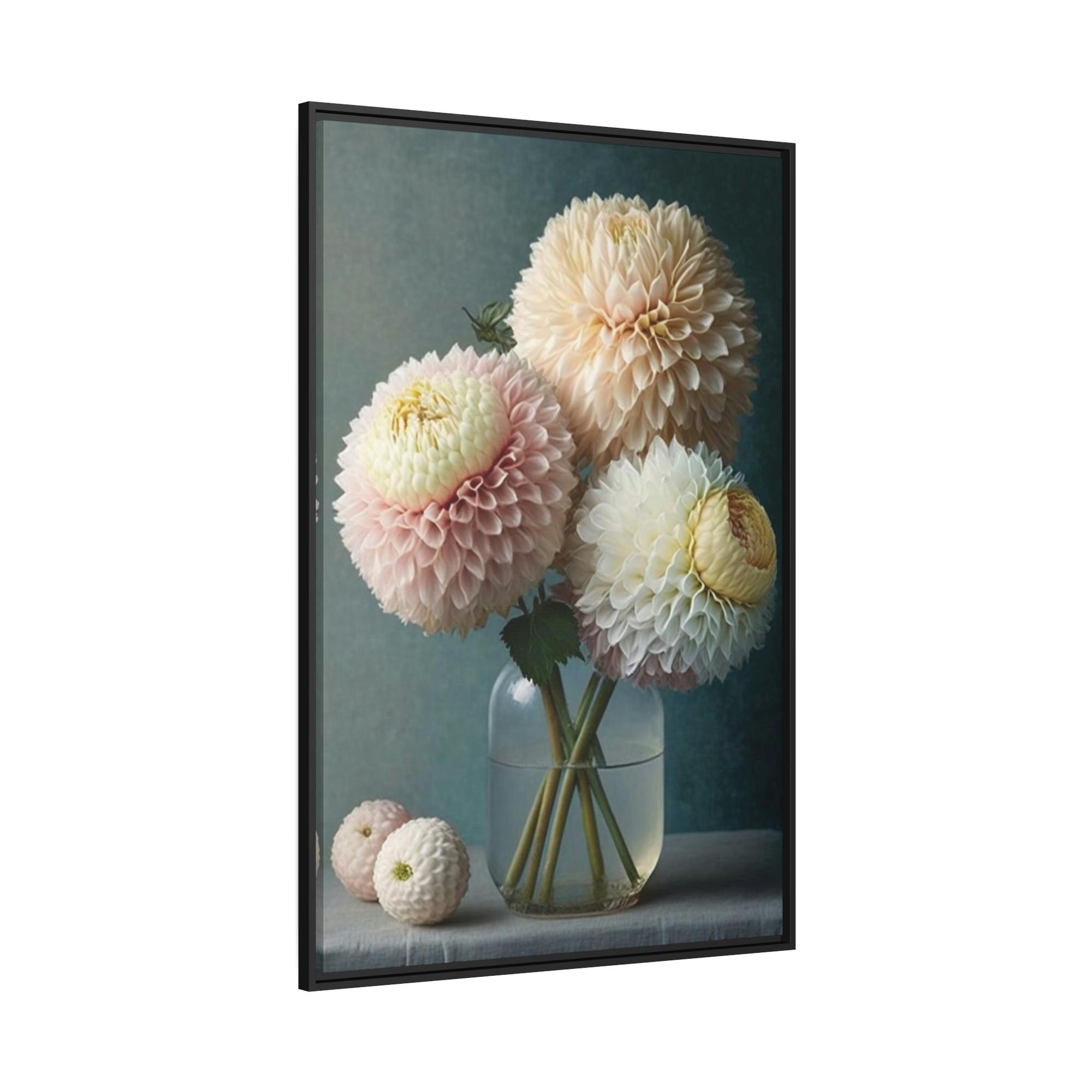 Dahlias The Allure of Dahlias: A Wall Art Print of These Enchanting Blooms