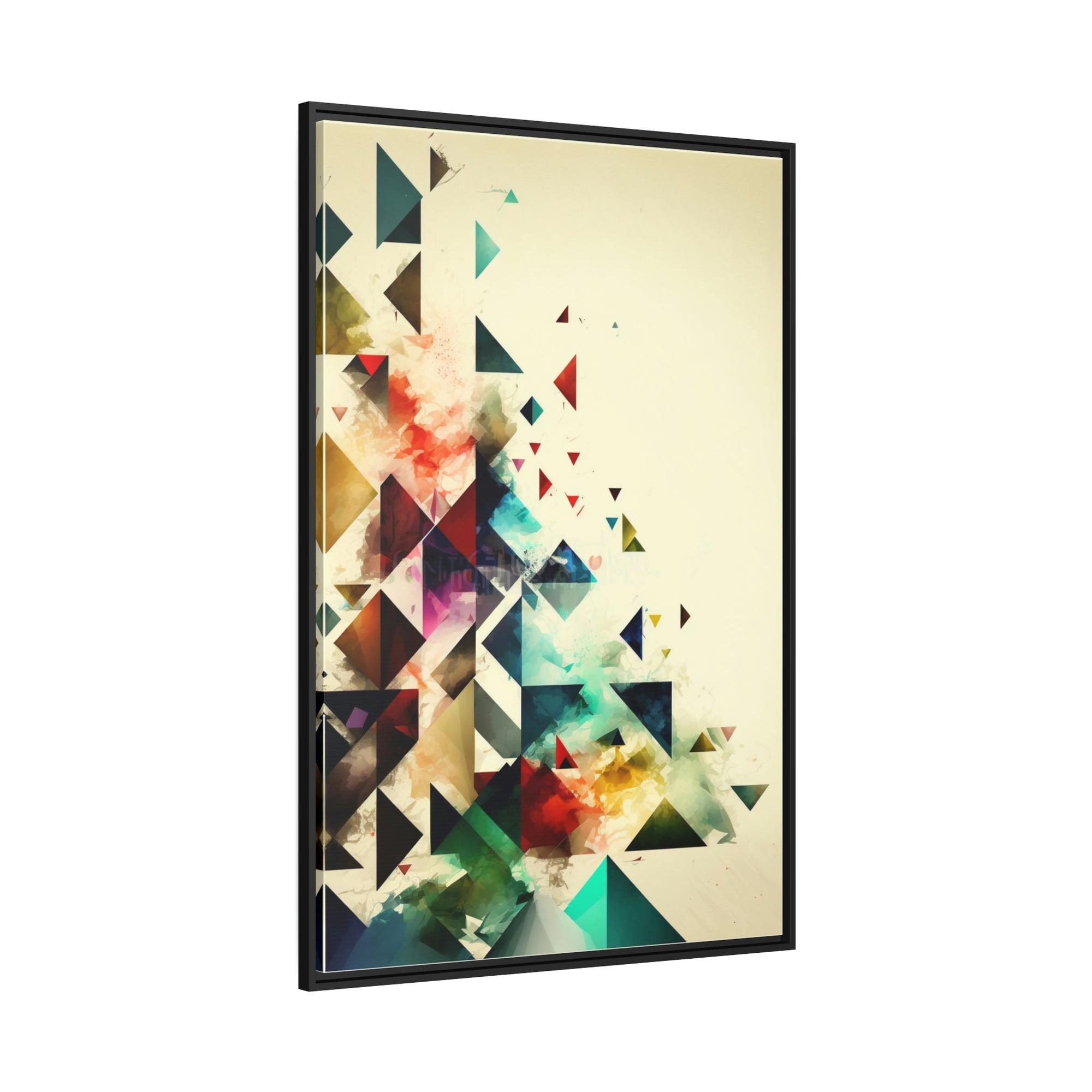 Abstract Geometric Illusions of Reality: Canvas & Poster Print of Geometric Abstraction