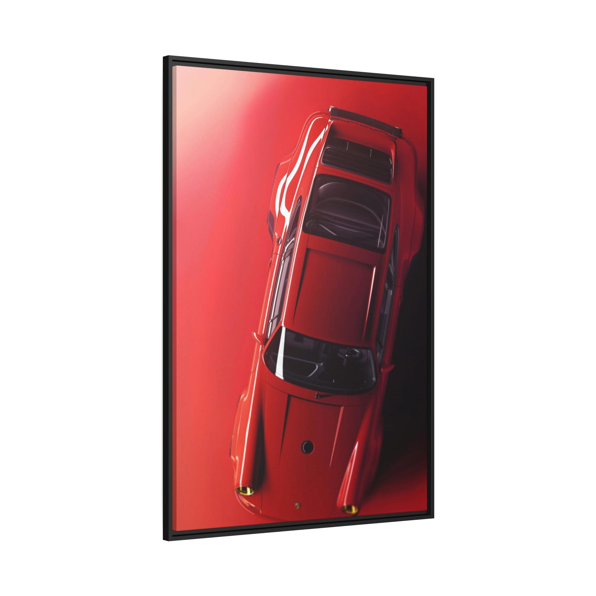 Porsche Red Hot Ride: A Canvas & Poster Print of a Stunning Red Porsche