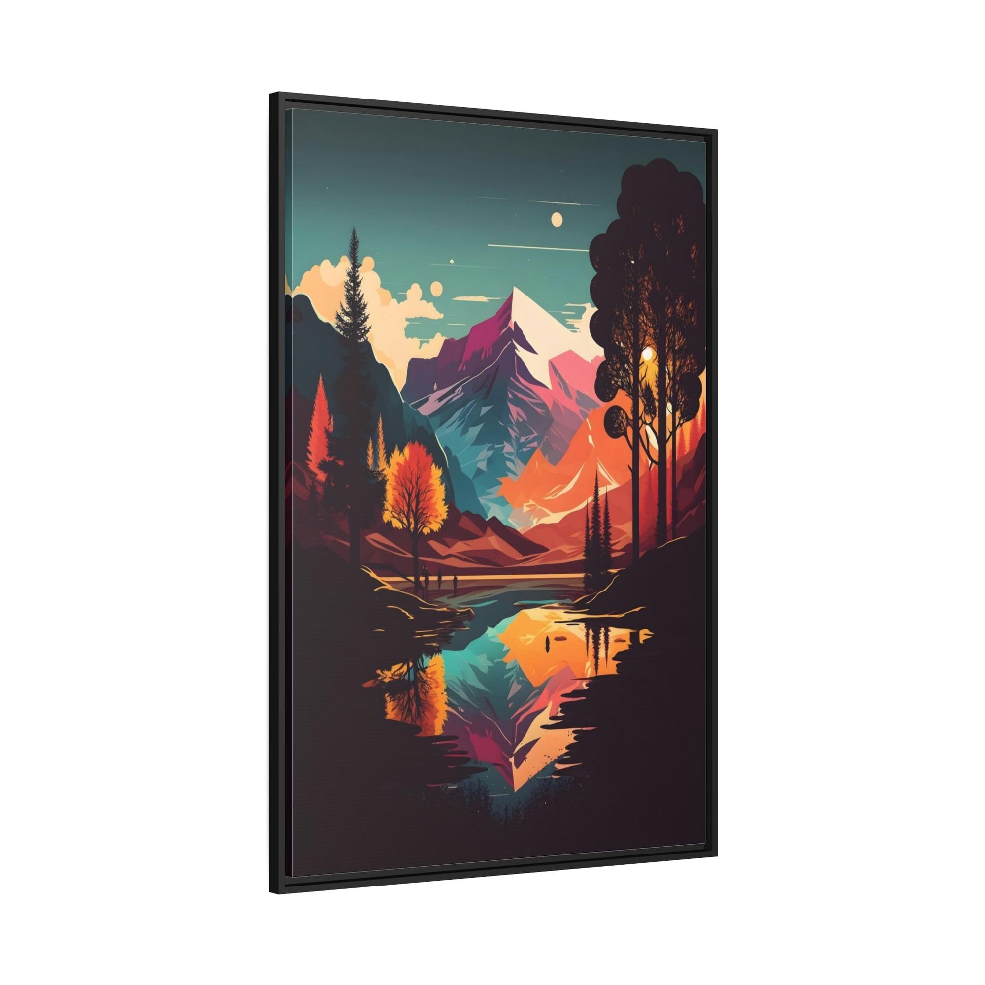 Lakes And Rivers The Magic of Lakes and Rivers: Natural Canvas Wall Art of Enchanting Scenery