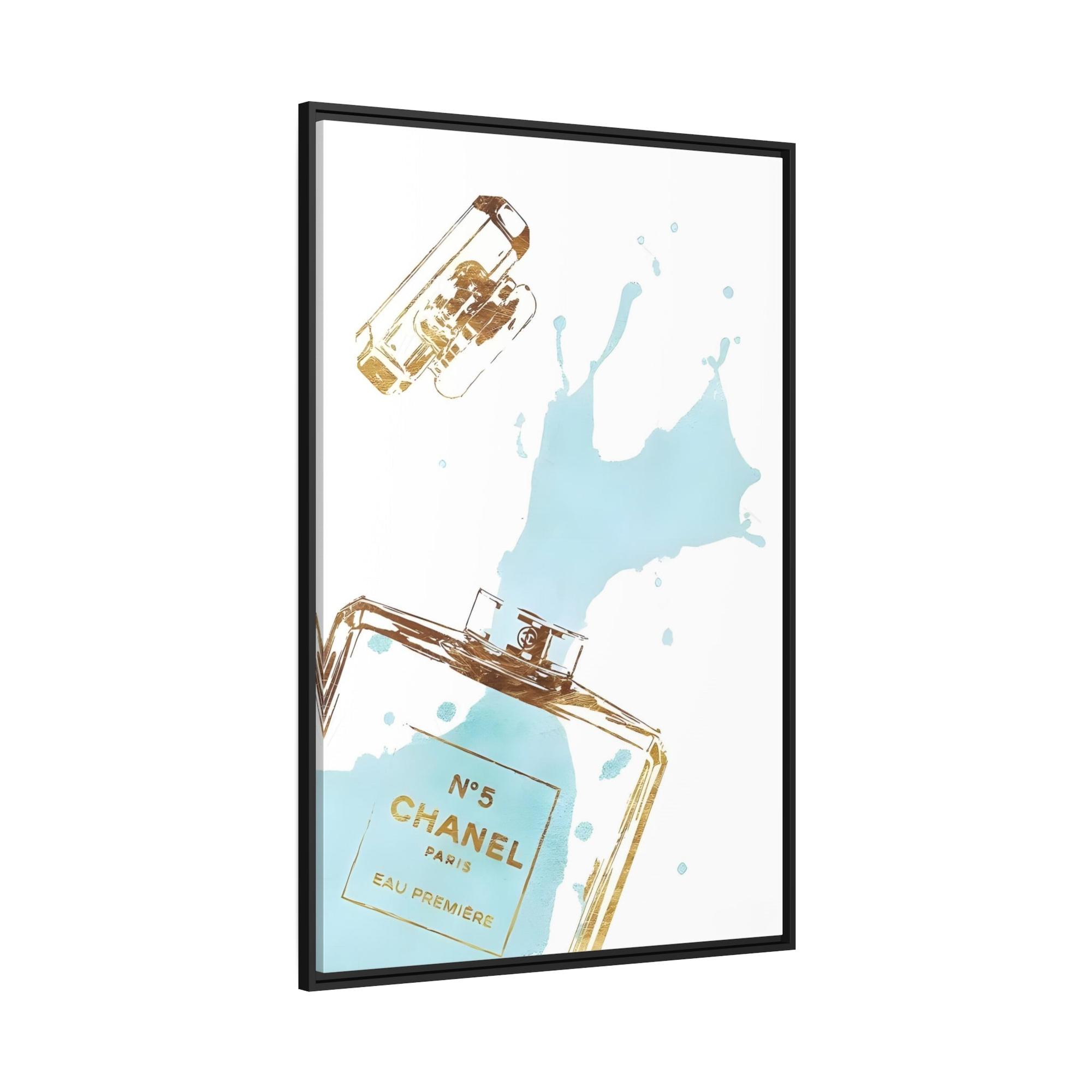 Chanel Chic Simplicity: Canvas & Poster Wall Art with a Chanel Flair