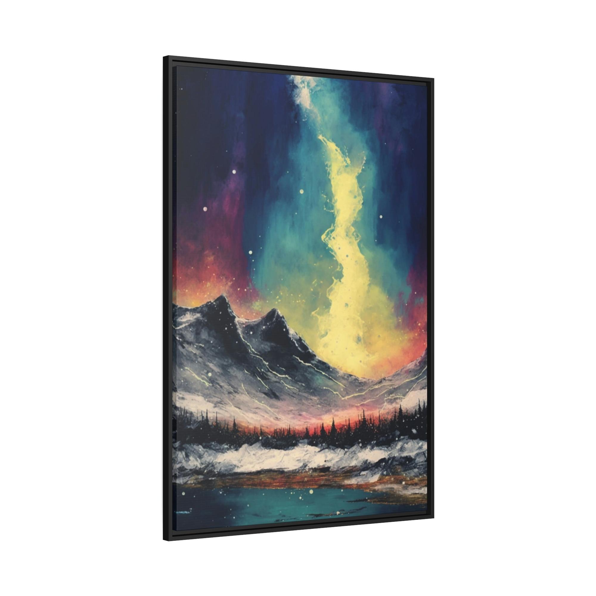 Abstract Landscape Landscape Impression: A Framed Poster & Canvas Print of an Artistic View