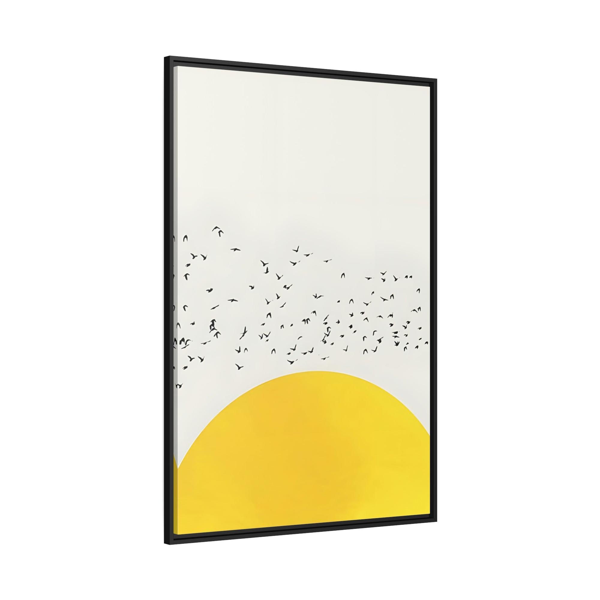 Yellow Yellow Symphony: An Elegant and Beautiful Canvas Art Print and Framed Poster of Yellow Color