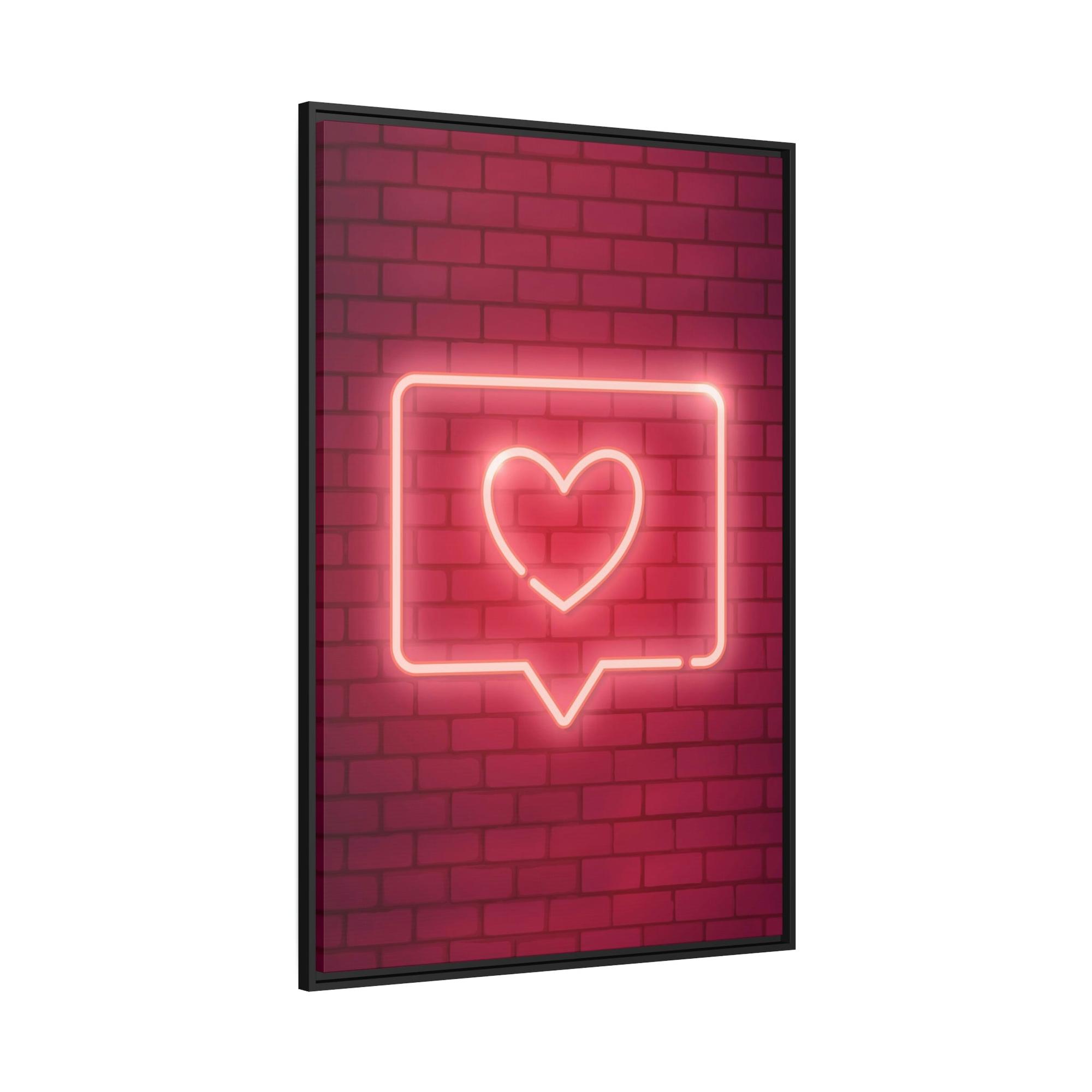 Neon Neon Radiance Revealed: Stunning Wall Art on Natural Canvas and Framed Prints