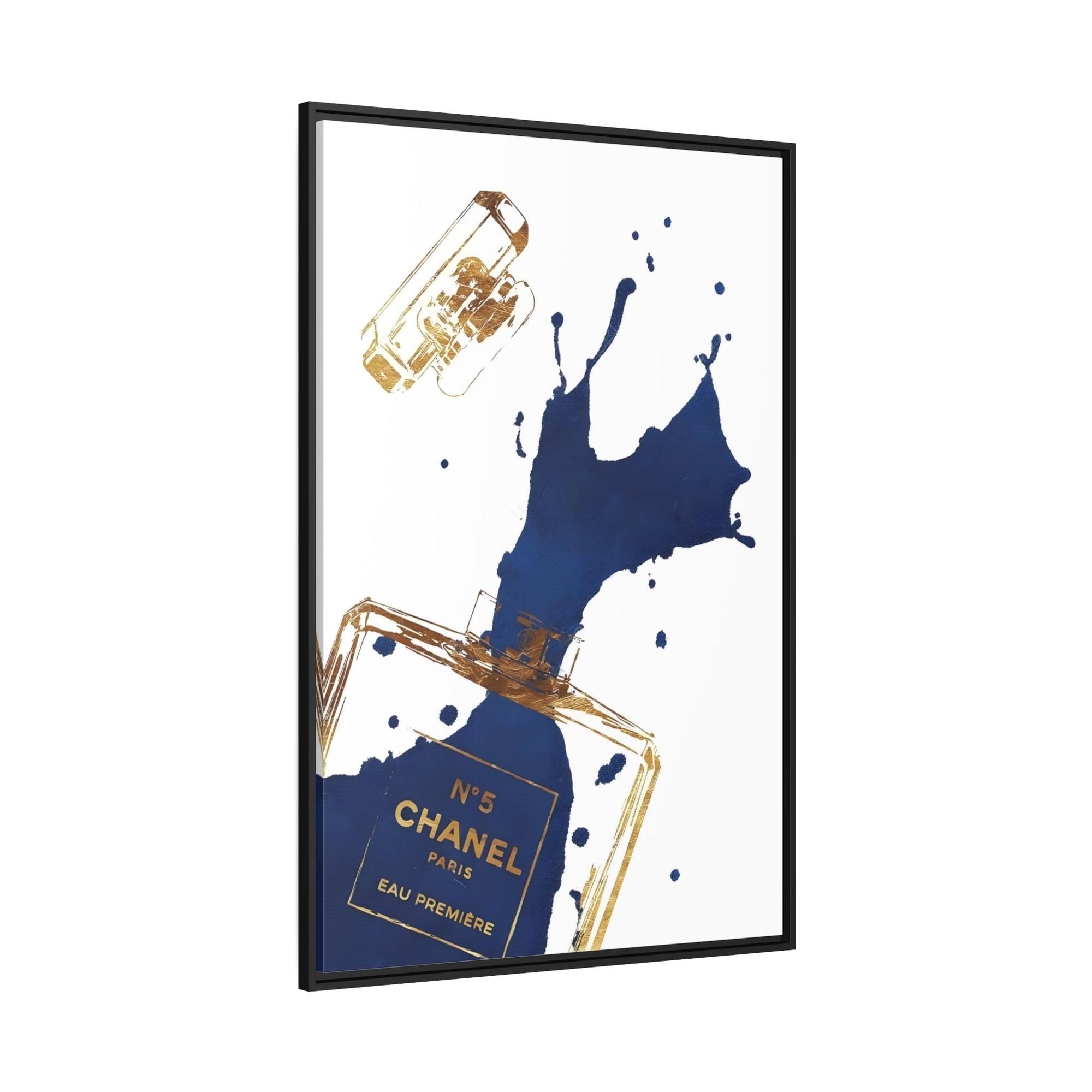 Chanel Framed Elegance: Celebrating Chanel's Iconic Influence on Canvas & Poster