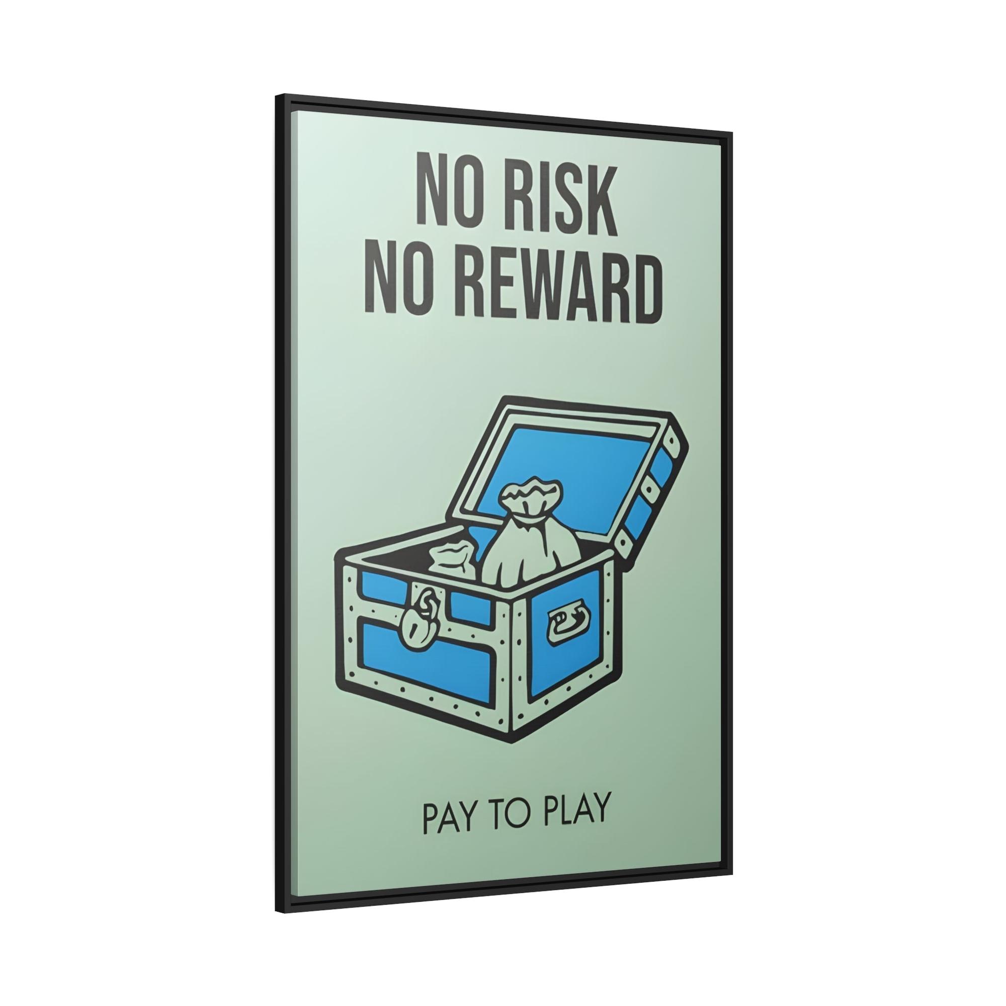 Monopoly & Motivation Monopoly's Motivational Masterpiece: Framed Canvas of Inspiration