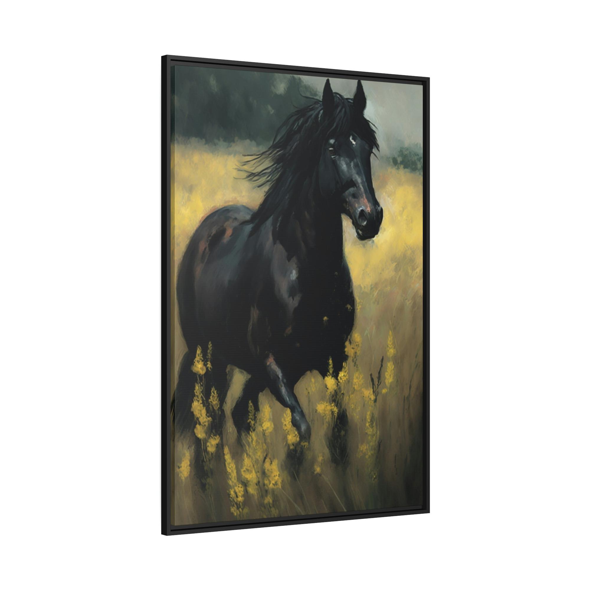 Horses Horse in Motion: A Canvas Equine Energy